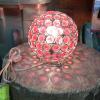 Lampe vintage cranberry prism # 10263