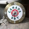 Horloge antique rare canada dry # 10266.15