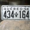 Plaque antique 1958 # 10272