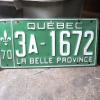 Plaque antique 1970 # 10277