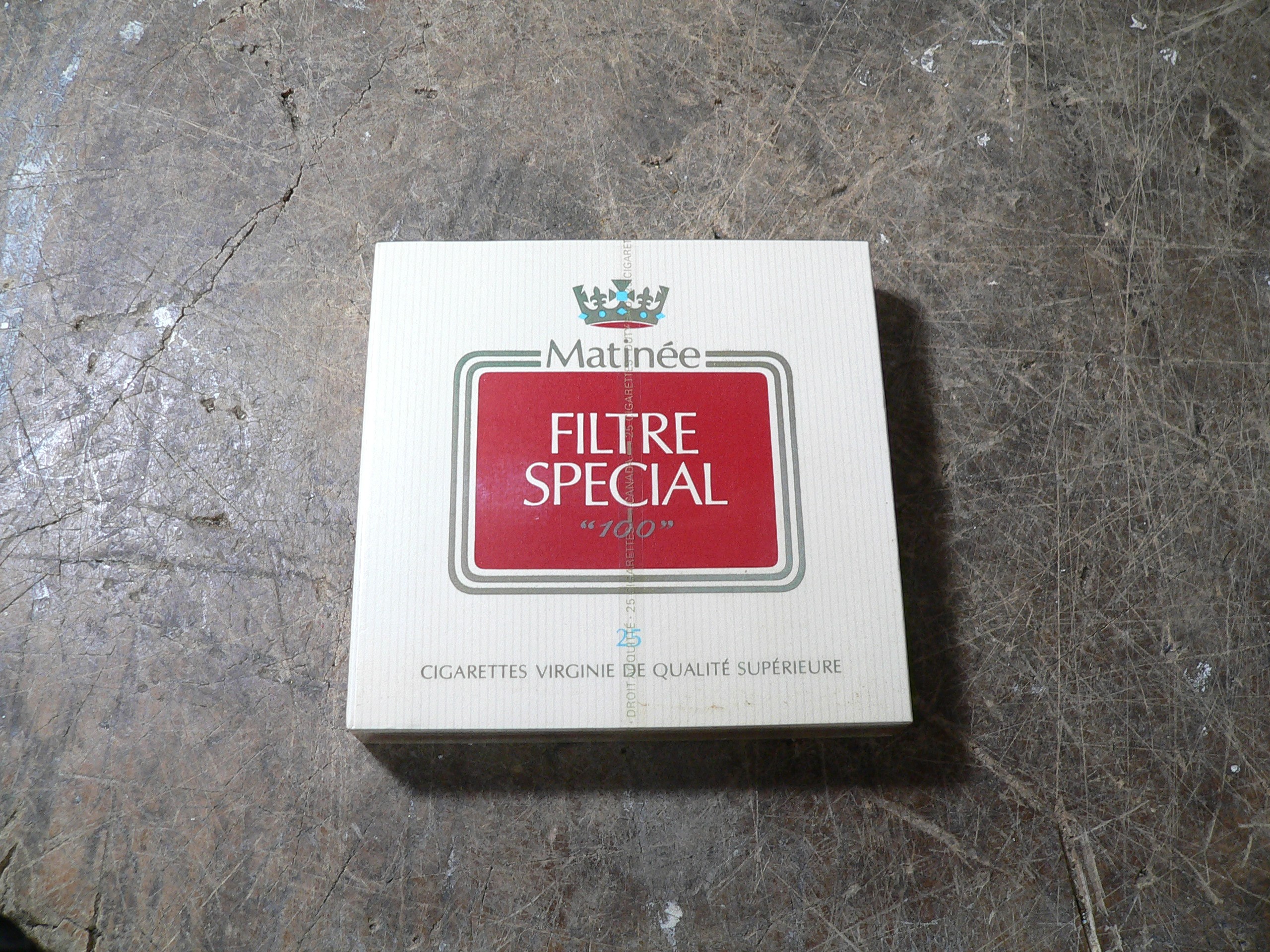 Paquet cigarette vintage matinée special filter # 10336