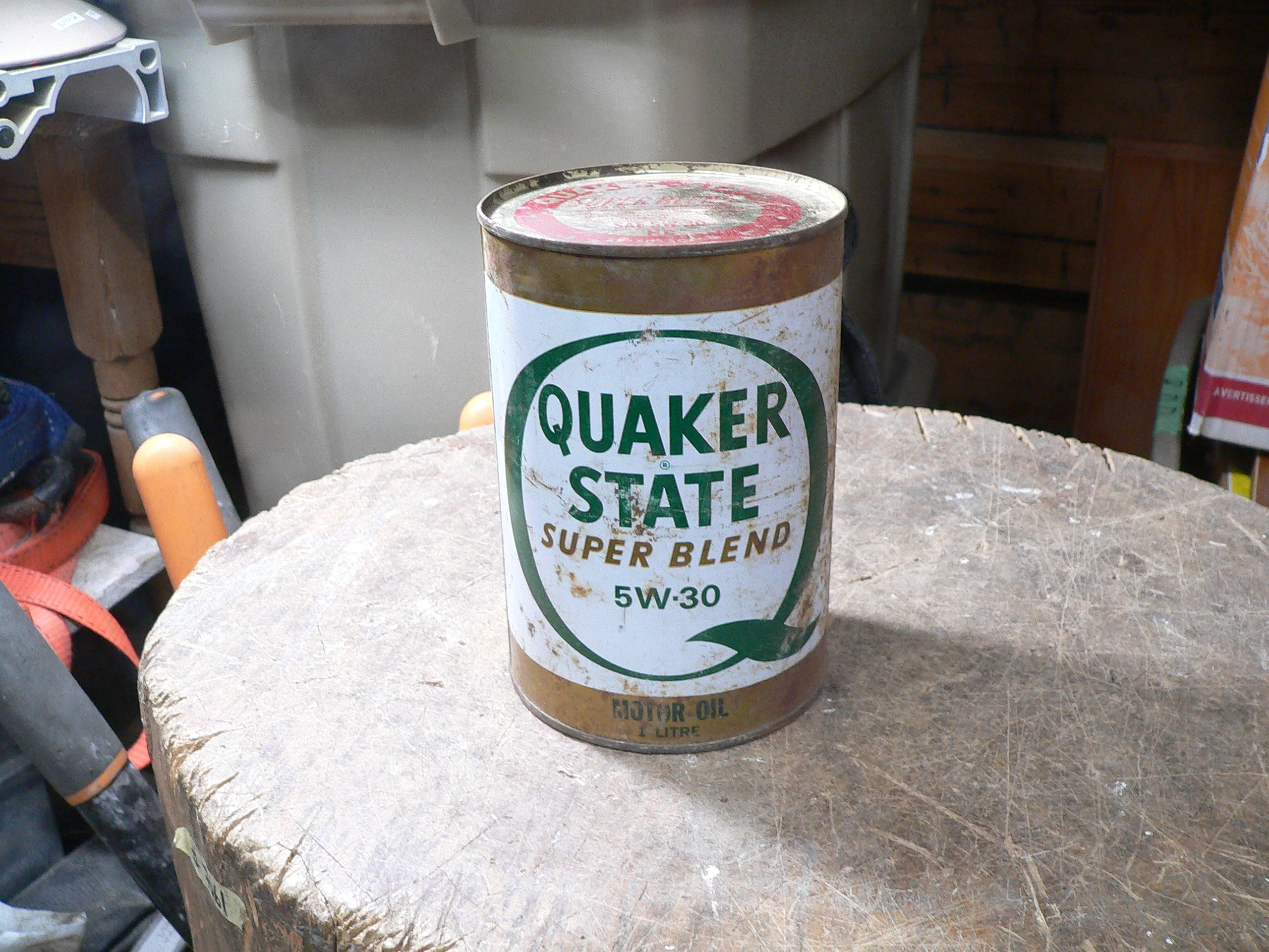 Canne antique huile quaker state # 10576.3