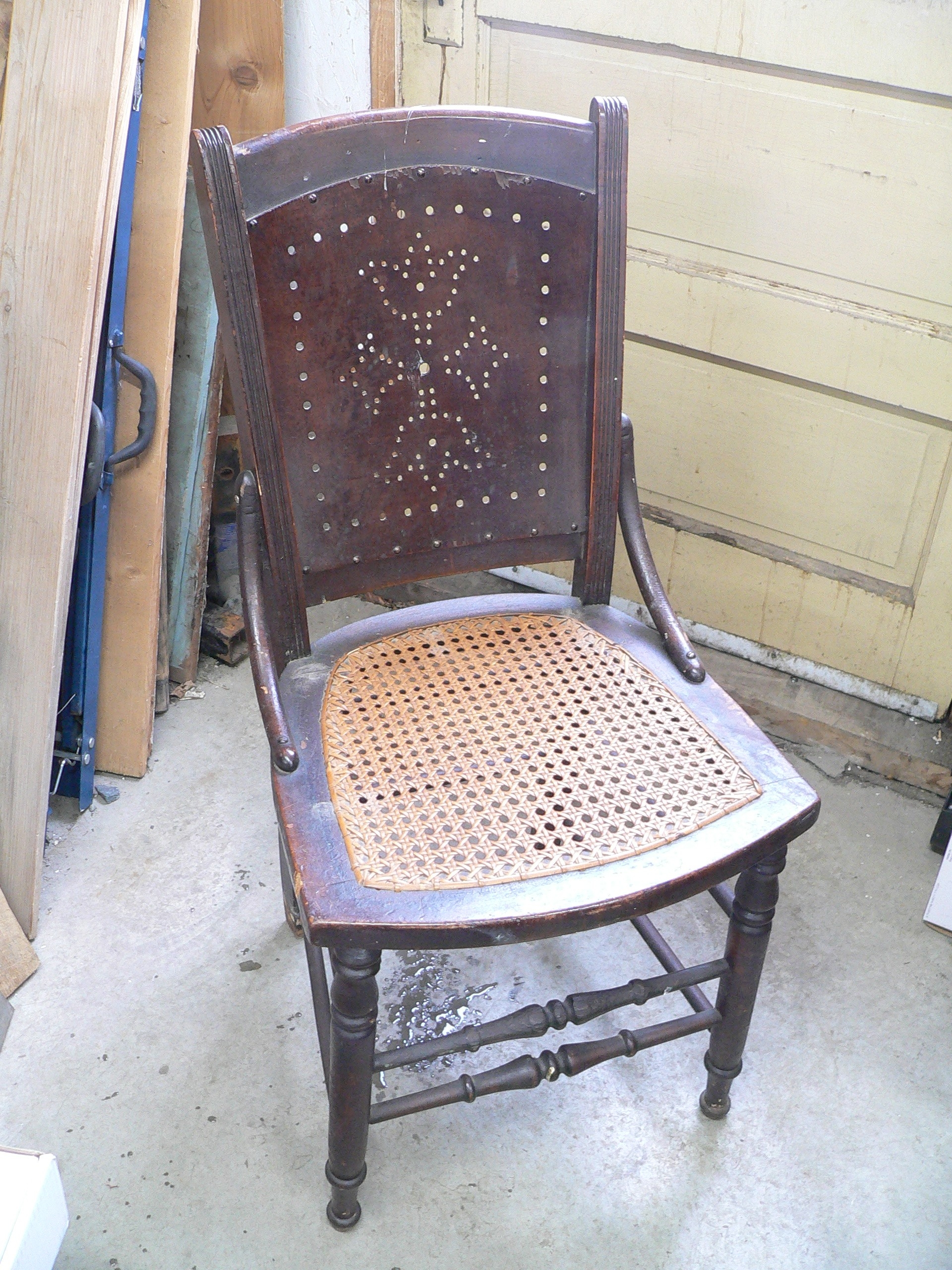 chaise antique # 10691