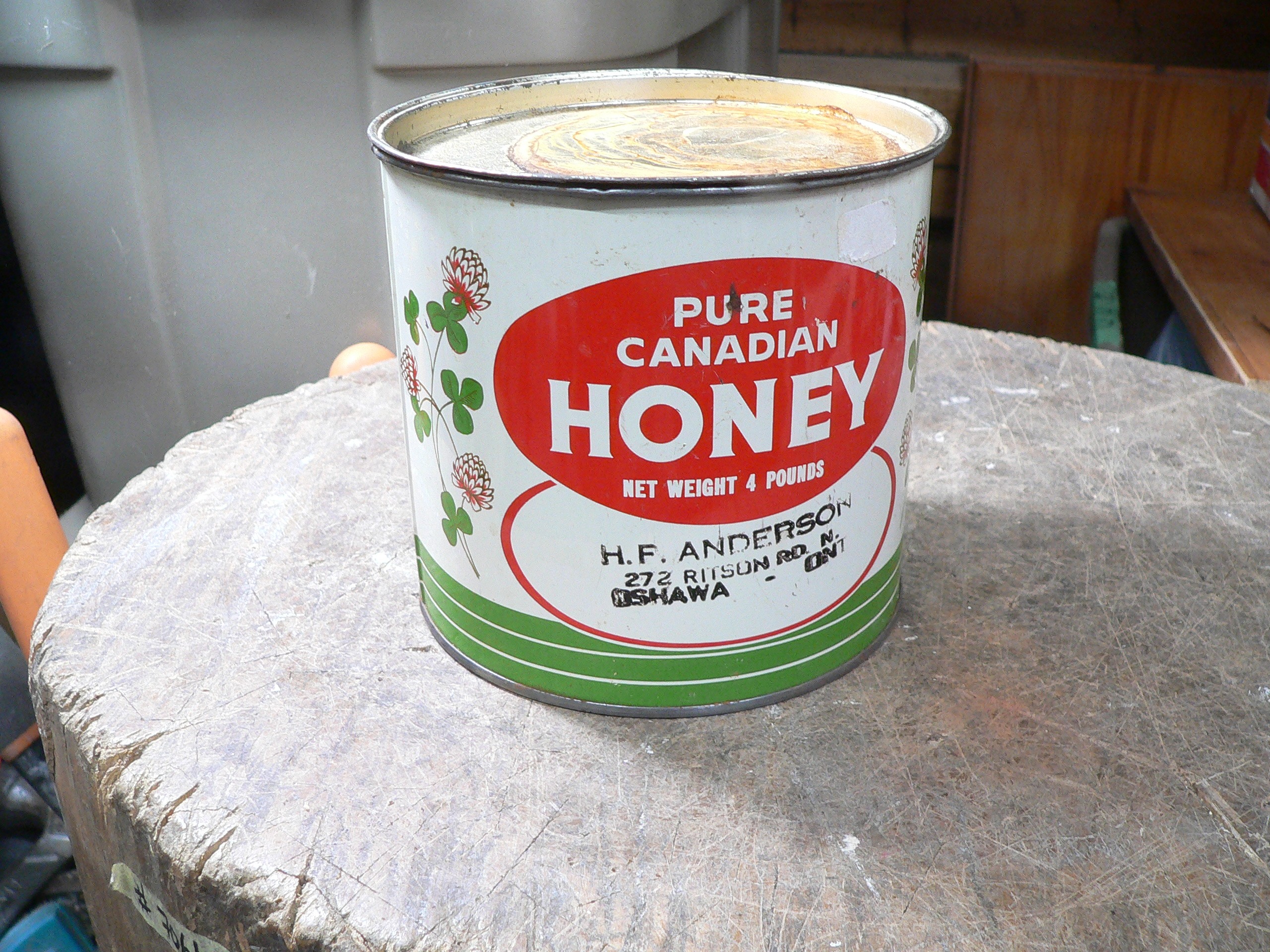 Canne de miel antique # 10715.2