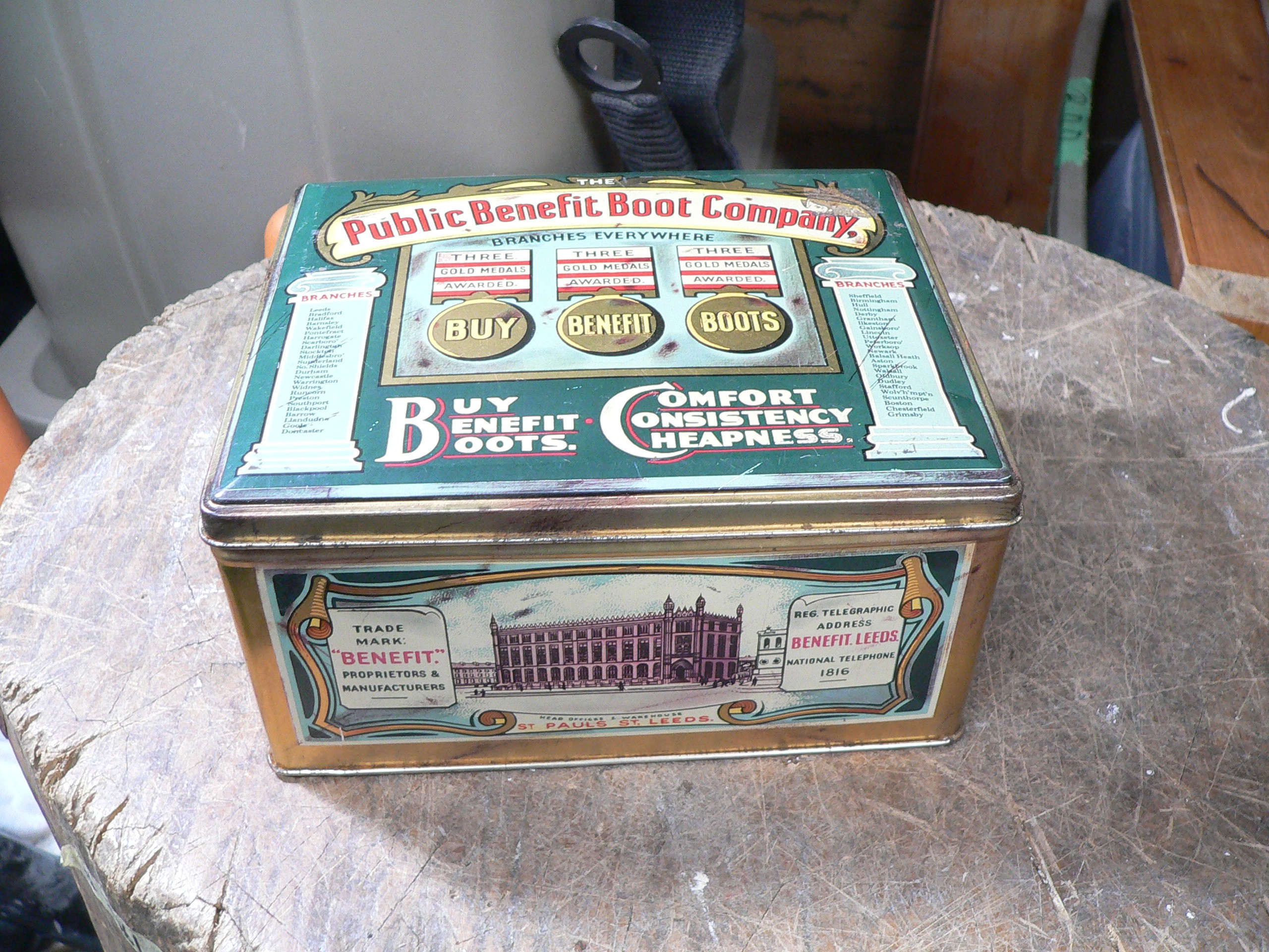 Canne vintage public benefit boot company # 10751.1 