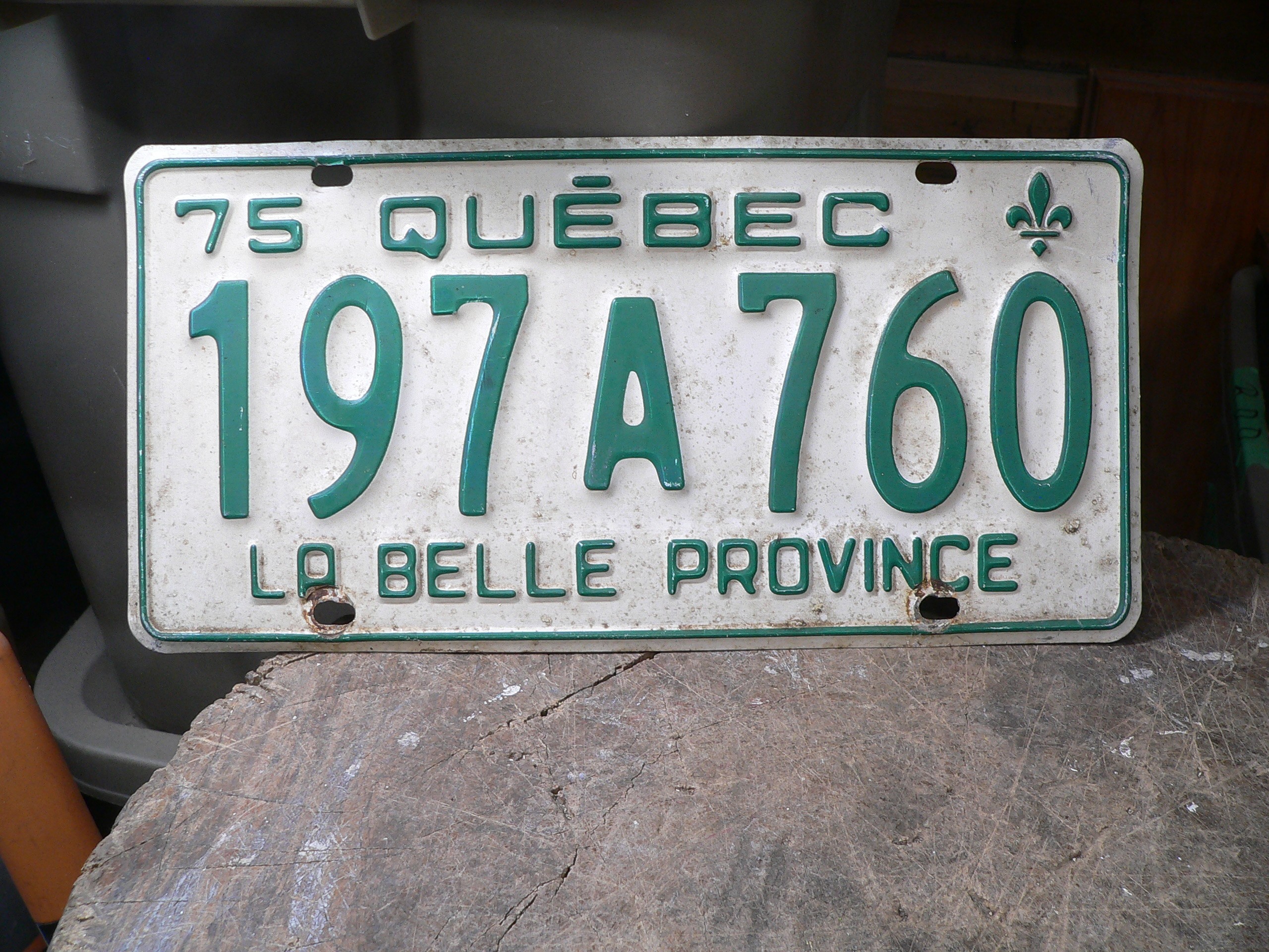 Plaque vintage # 10758