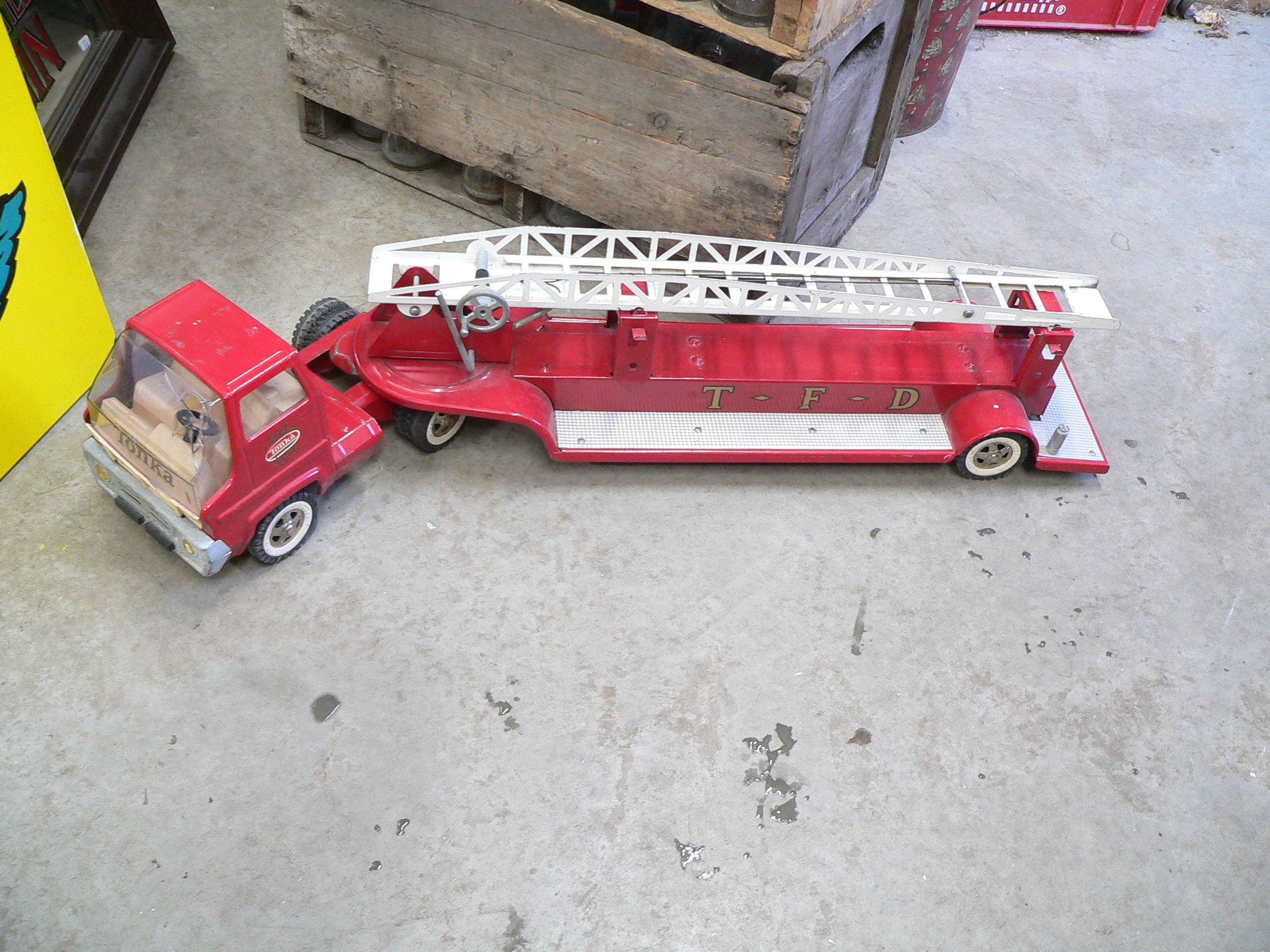 Camion de pompier tonka antique # 10899.3