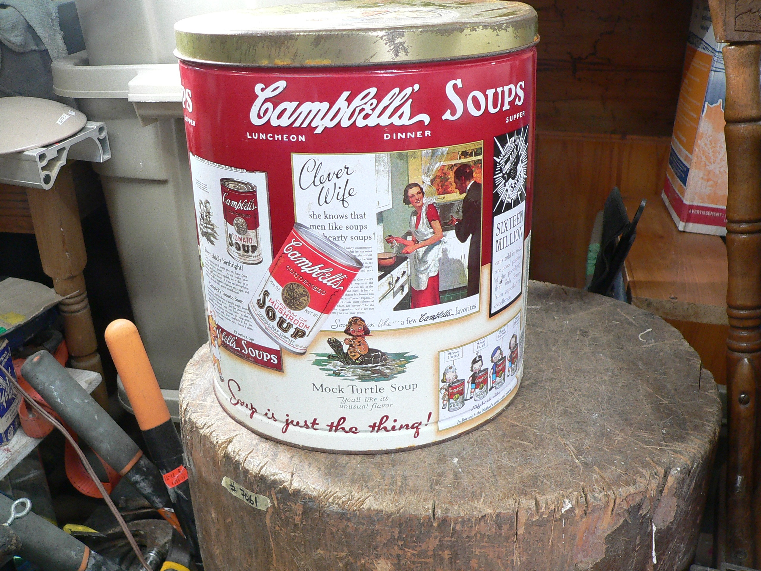 Grosse canne vintage campbell soup # 10925.41