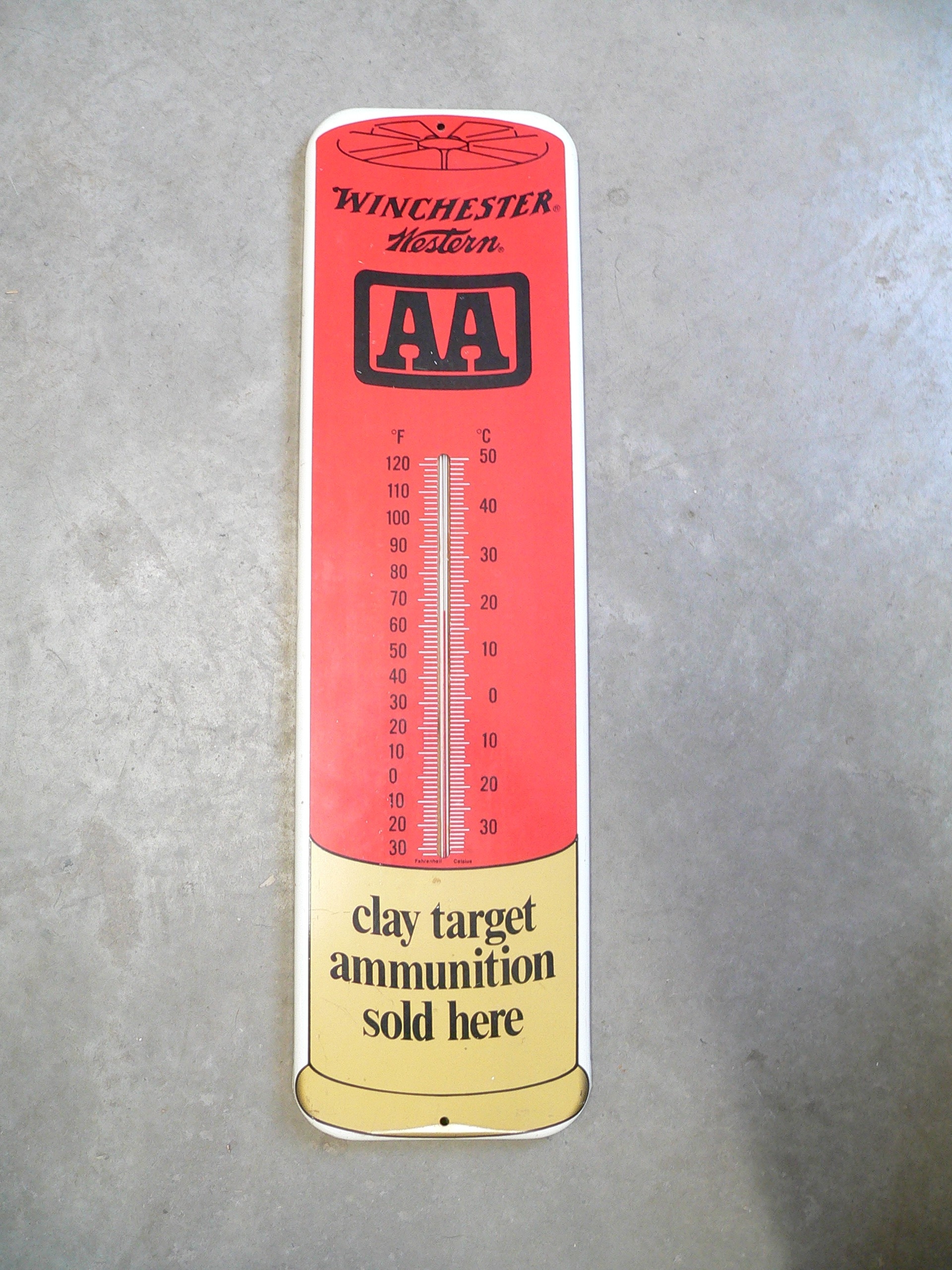 Thermomètre winchester antique # 11068