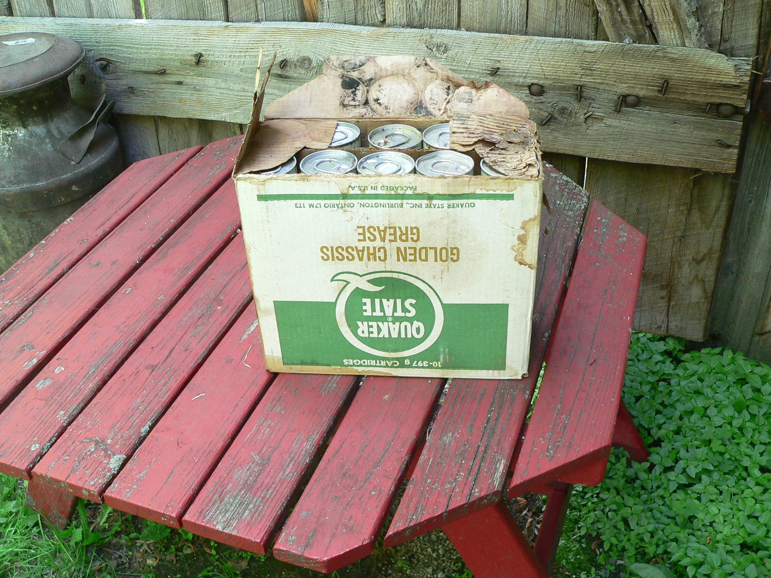 Caisse de 10 tube de graisse vintage # 11090.107 
