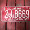 Plaque vintage 1972 # 11090.60