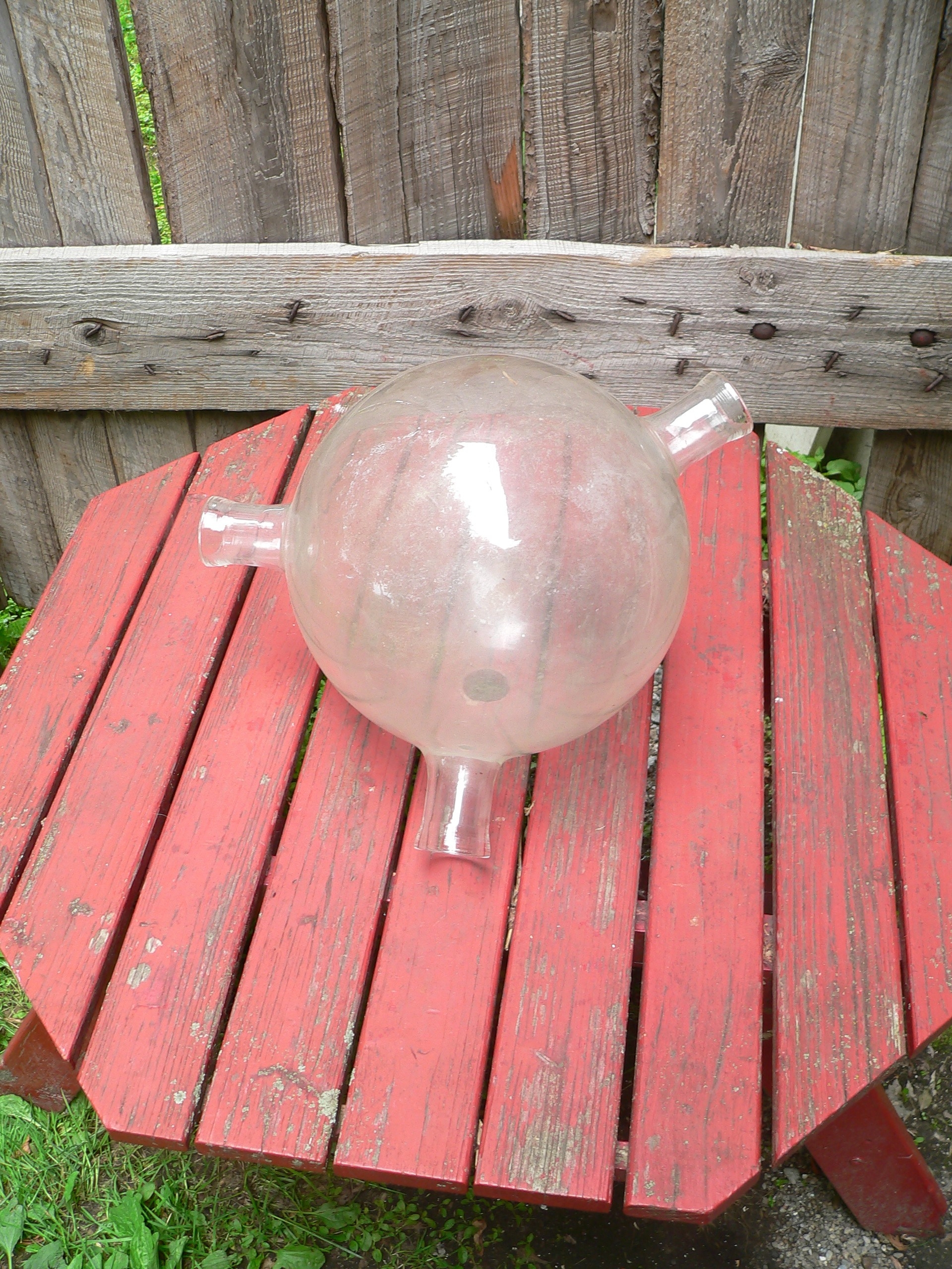 Grosse boule de verre antique # 11110