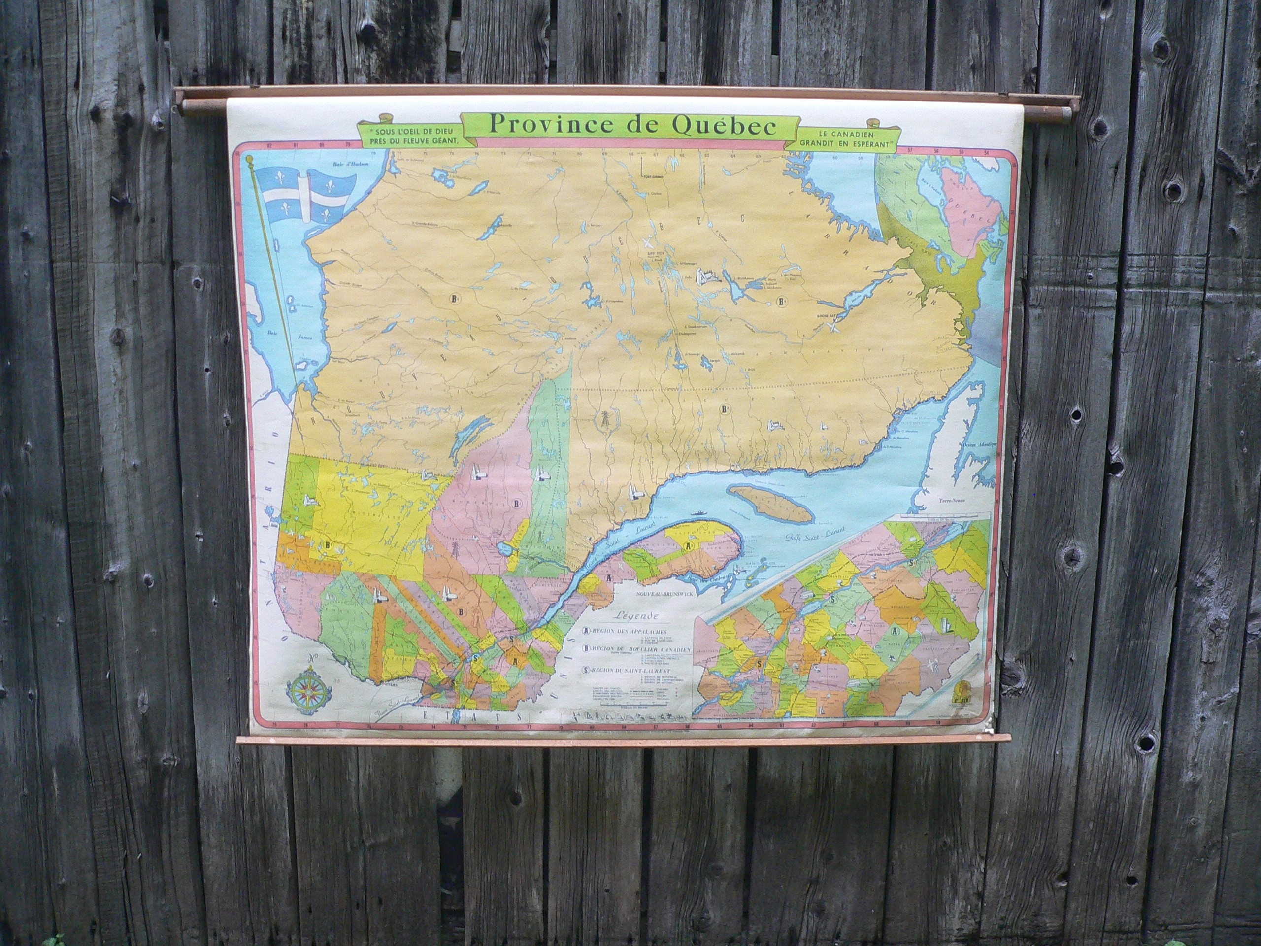Carte antique du Québec # 11137.1