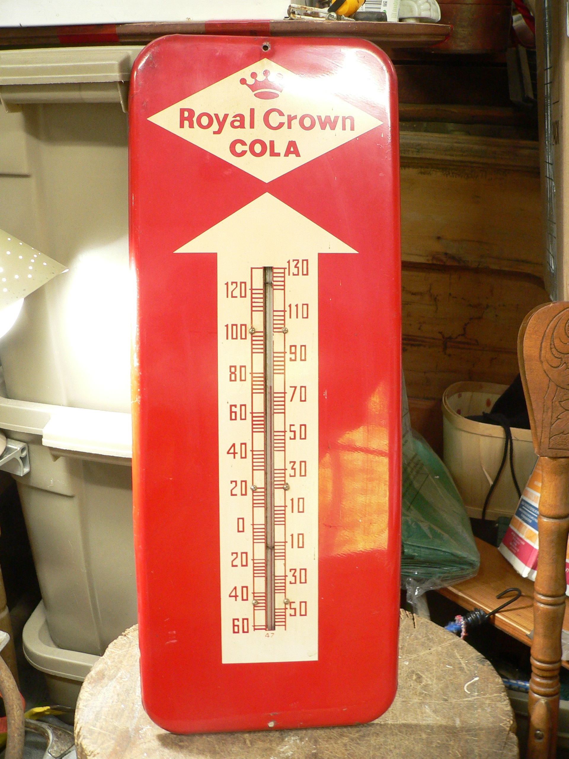 Thermomètre antique royal crown cola # 11258