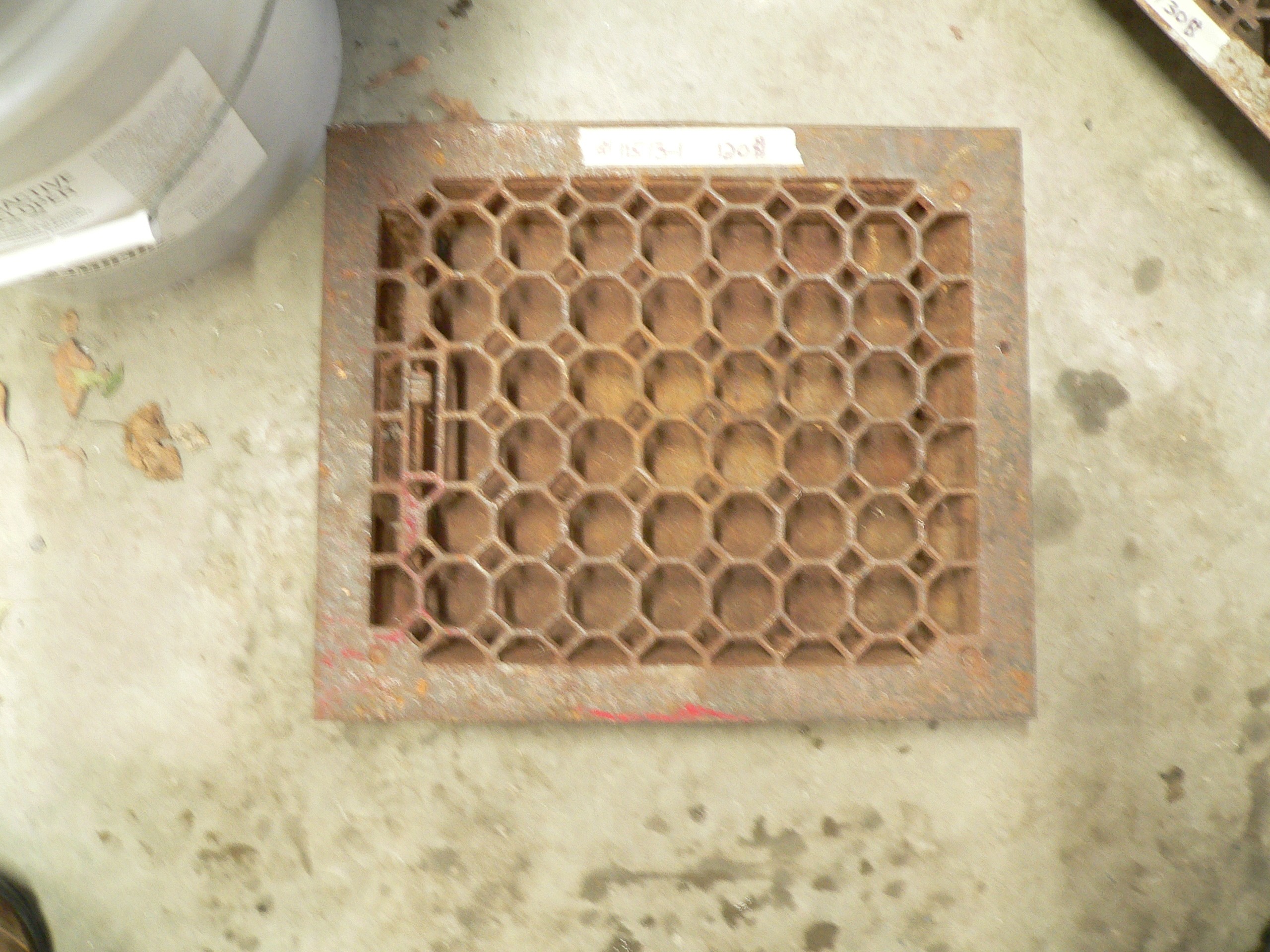 Grille de plancher antique # 11513.1