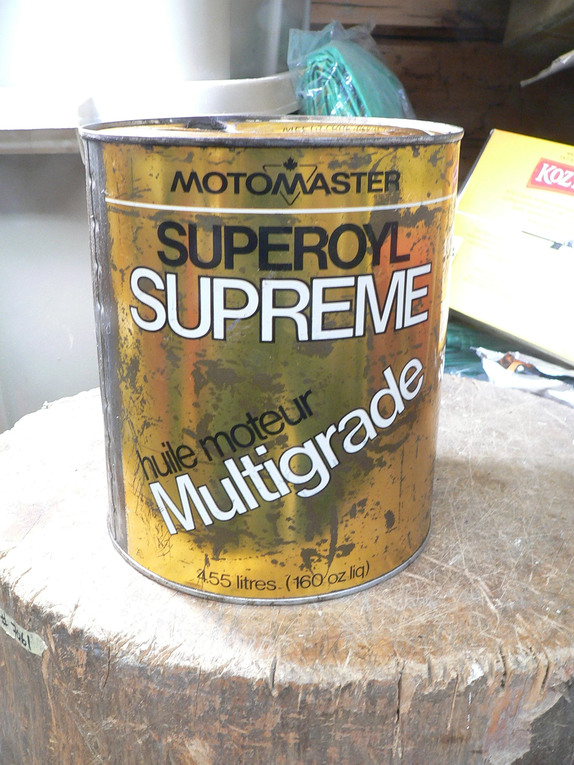 Canne d'huile vintage motomaster # 11624.1