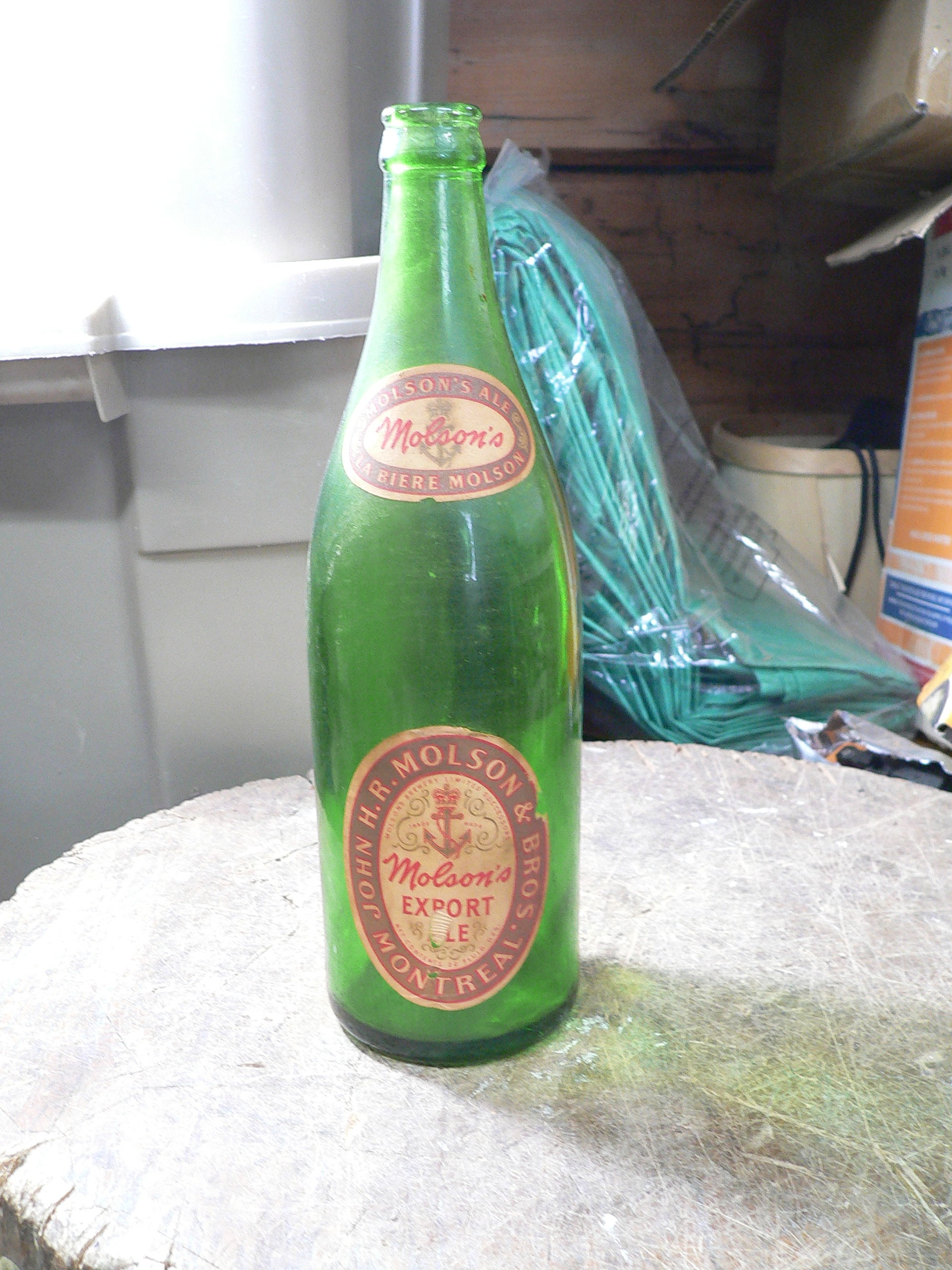 Bouteille bière Molson export ale # 12000.11