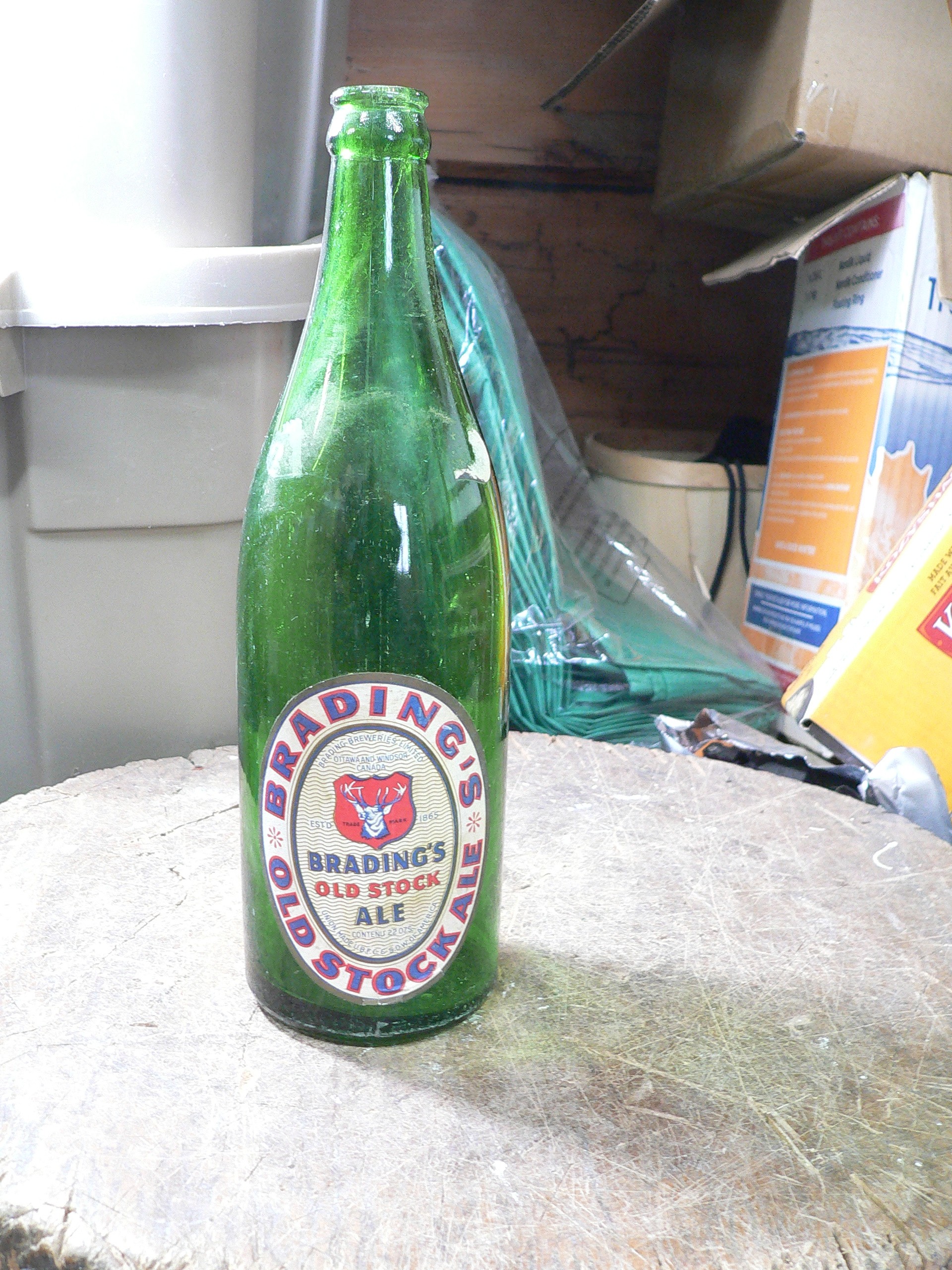 Bouteille bière brading old stock ale # 12000.7 