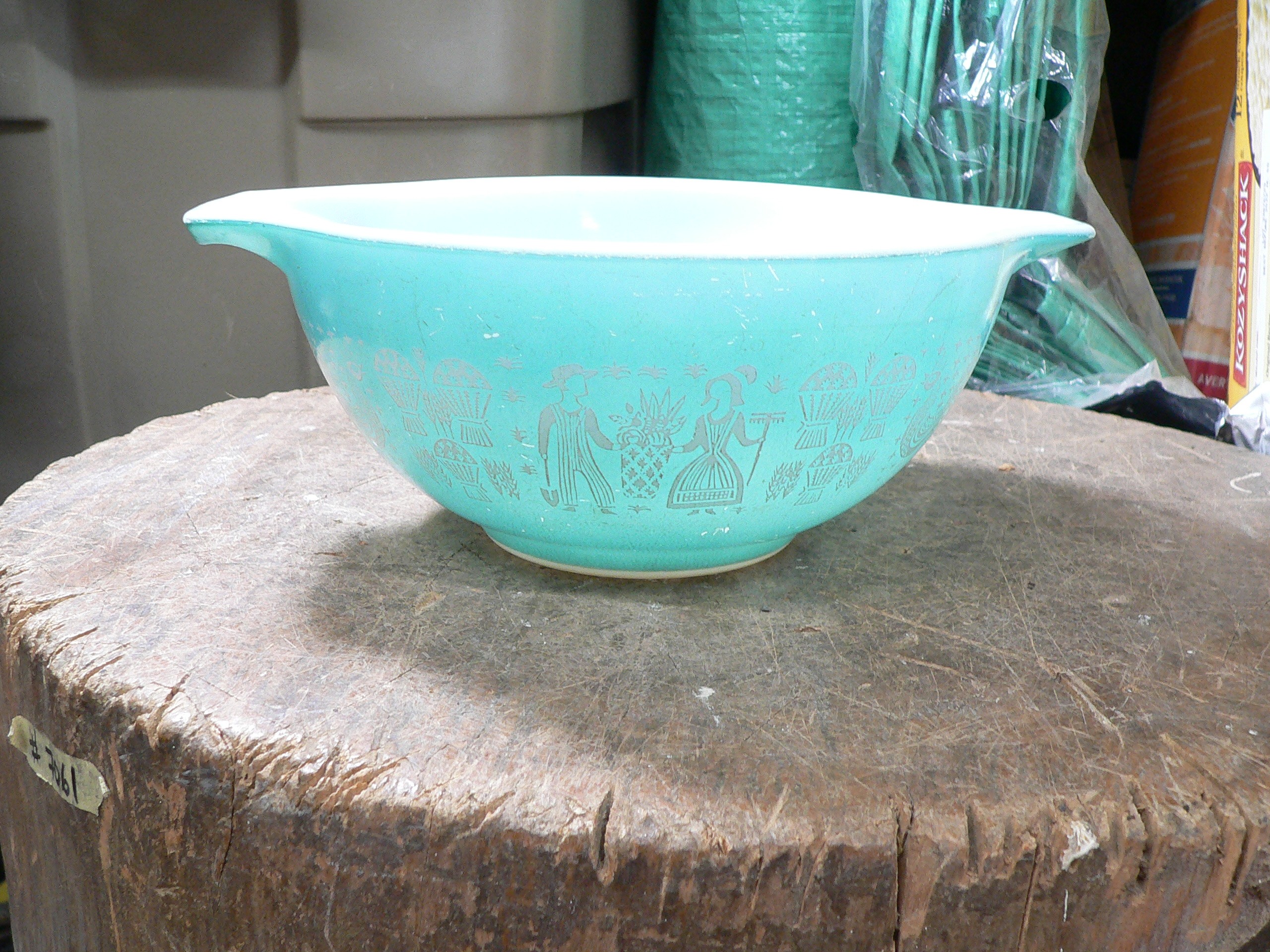 Beau bol vintage pyrex amish # 12060.2