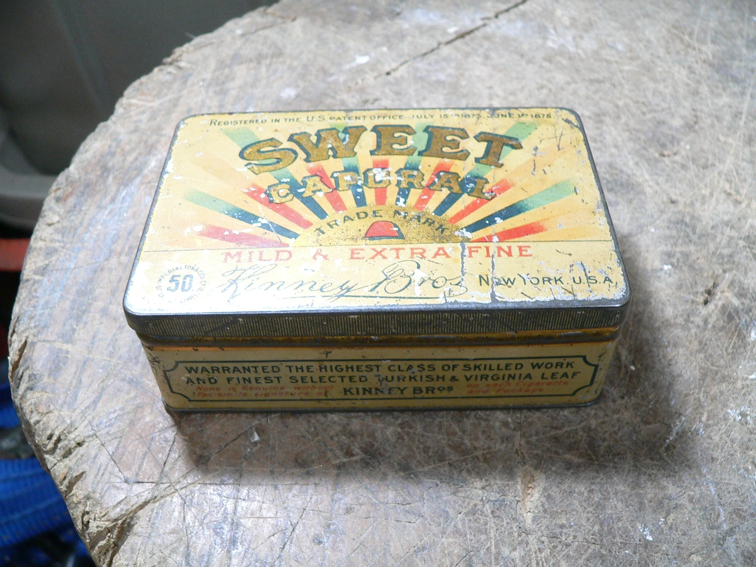Boite tabac sweet caporal # 12179.107