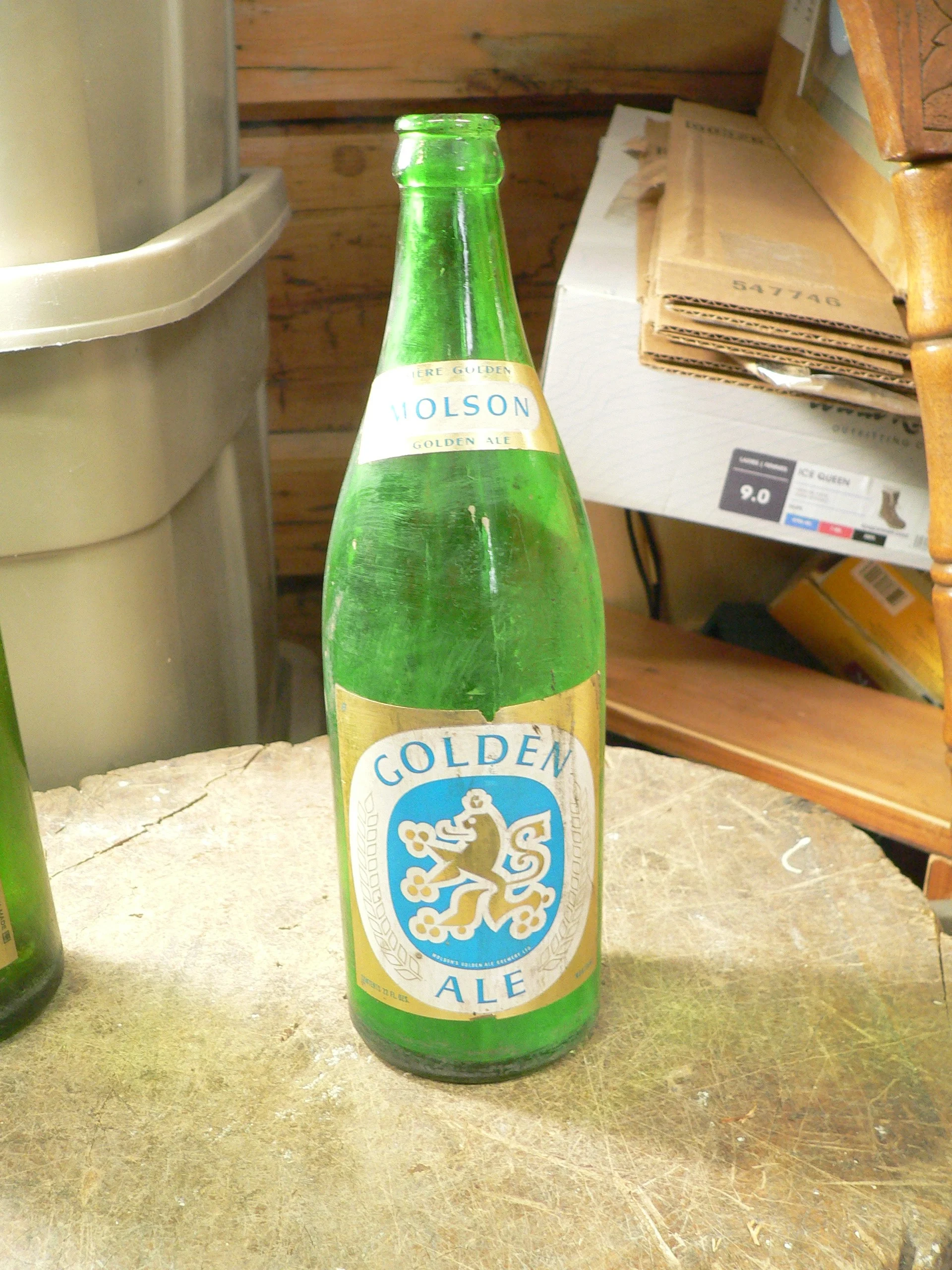 Bouteille antique molson golden # 12452.5 