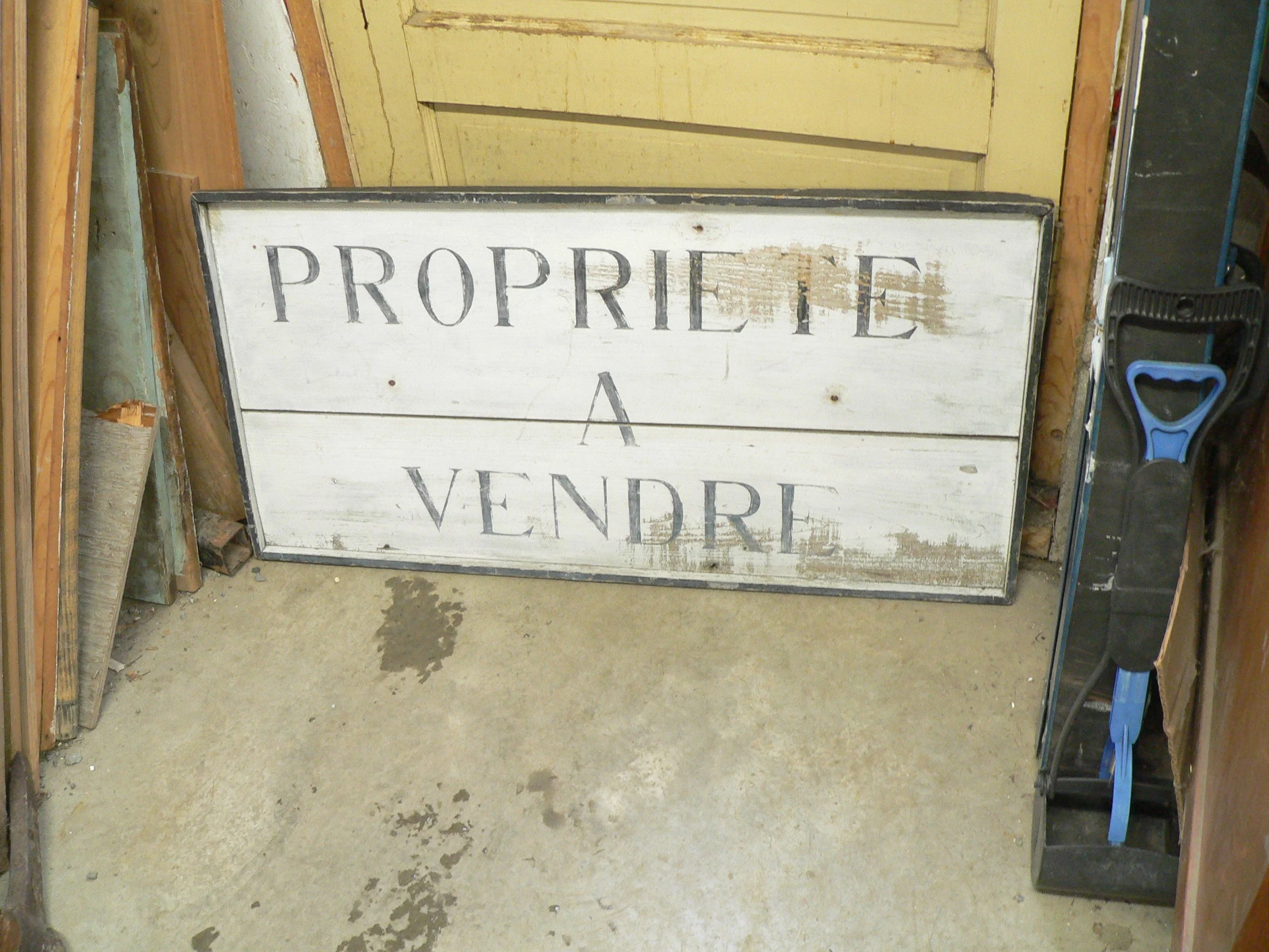  Enseigne maison a vendre antique # 12453