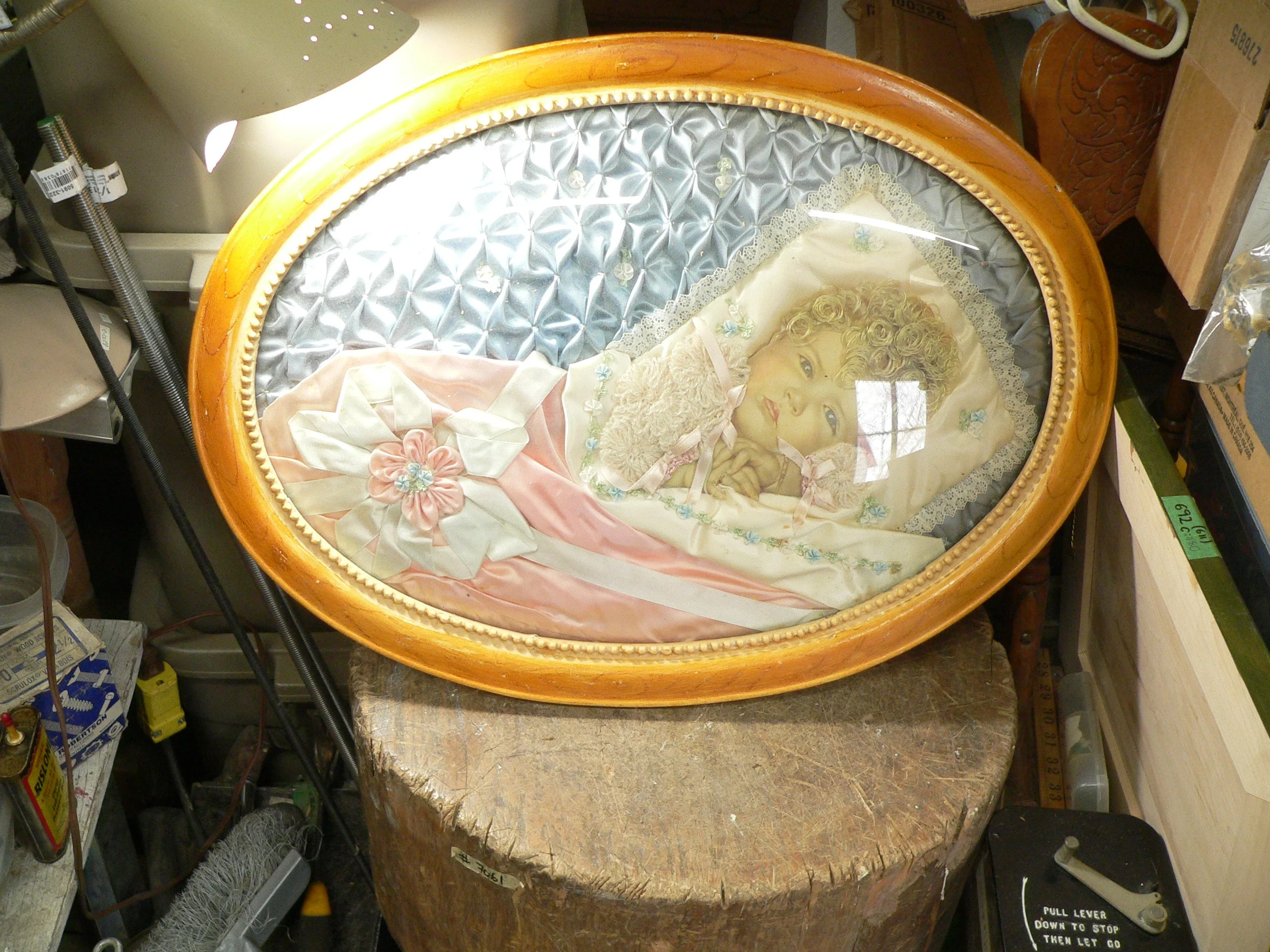 Cadre antique bombé # 12466 