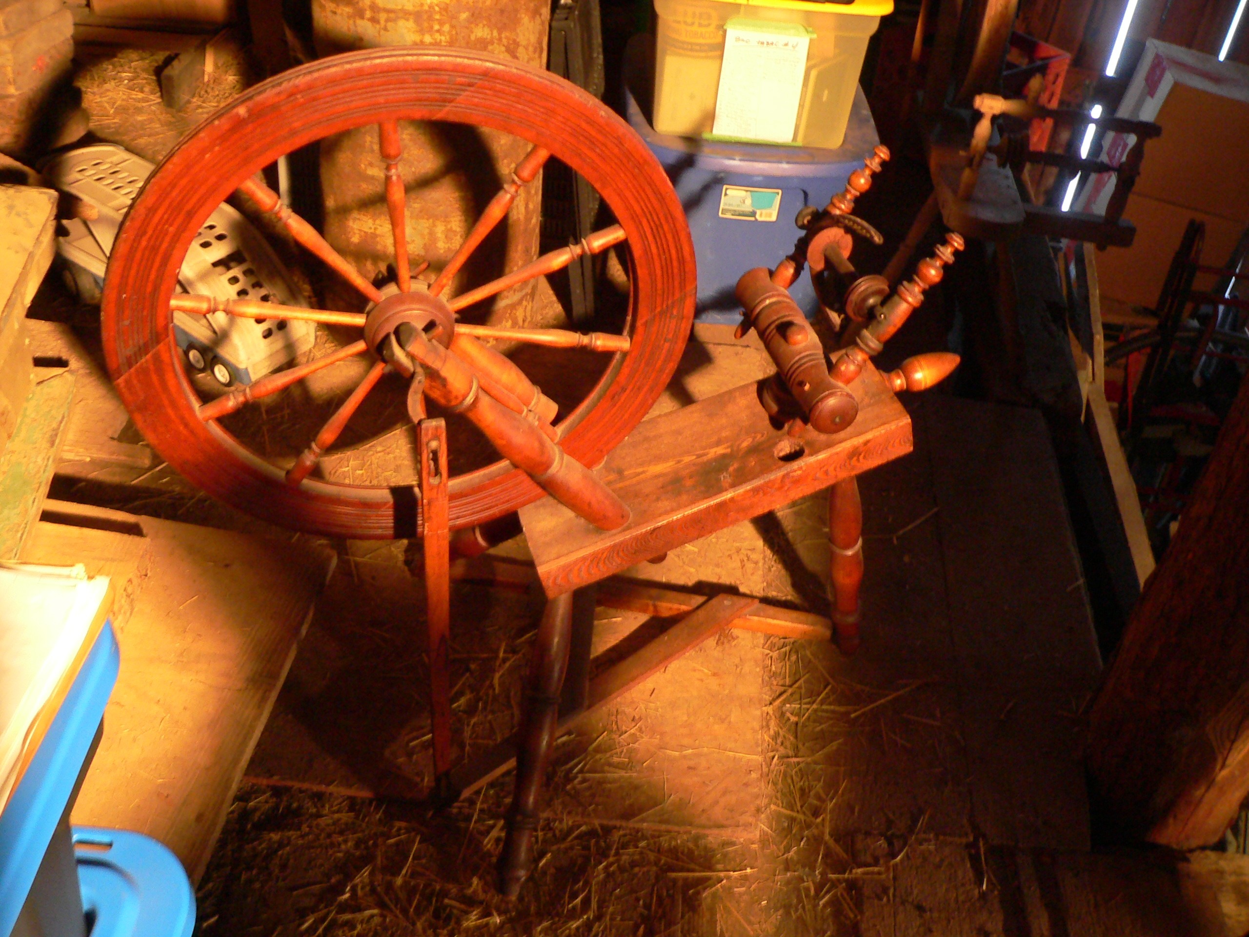  Rouet antique# 12479.1