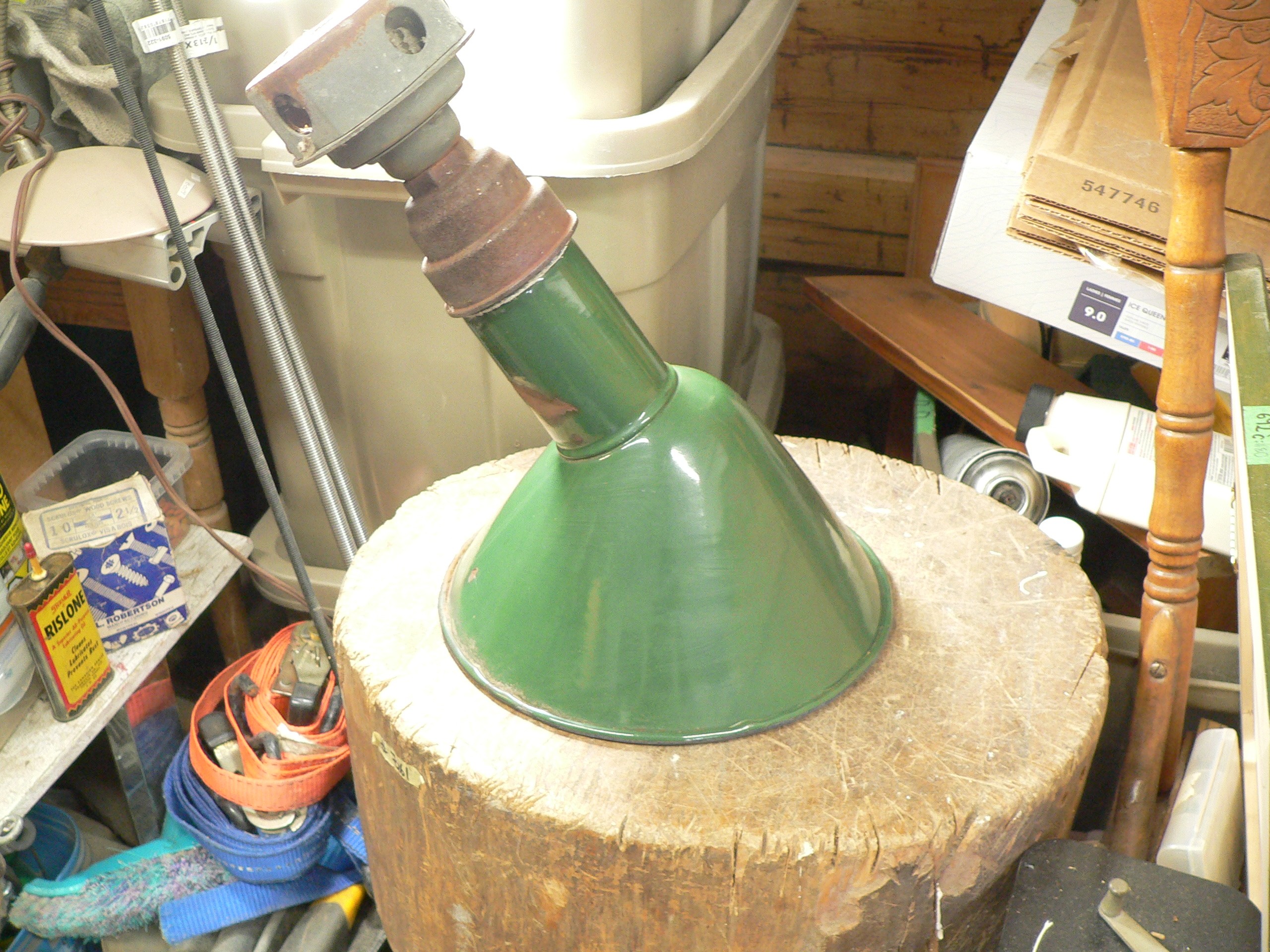 Lampe industriel antique # 12510.1