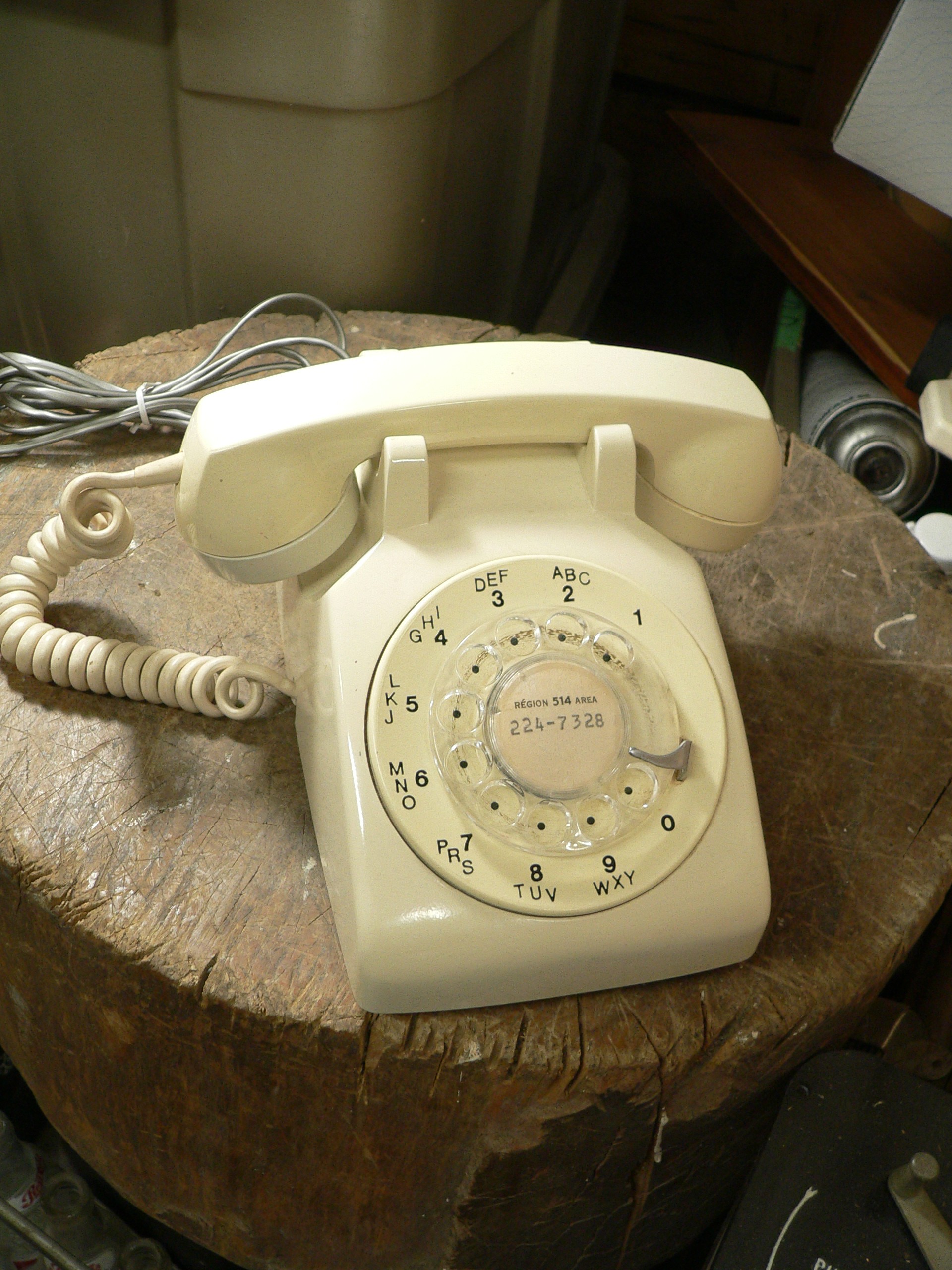 Téléphone a roulette vintage # 12518.8