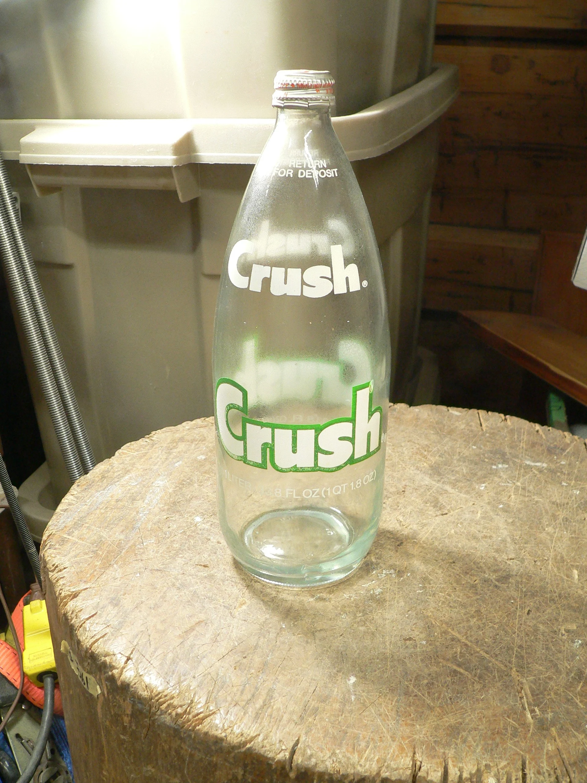 Bouteille orange Crush  vintage # 12522.1
