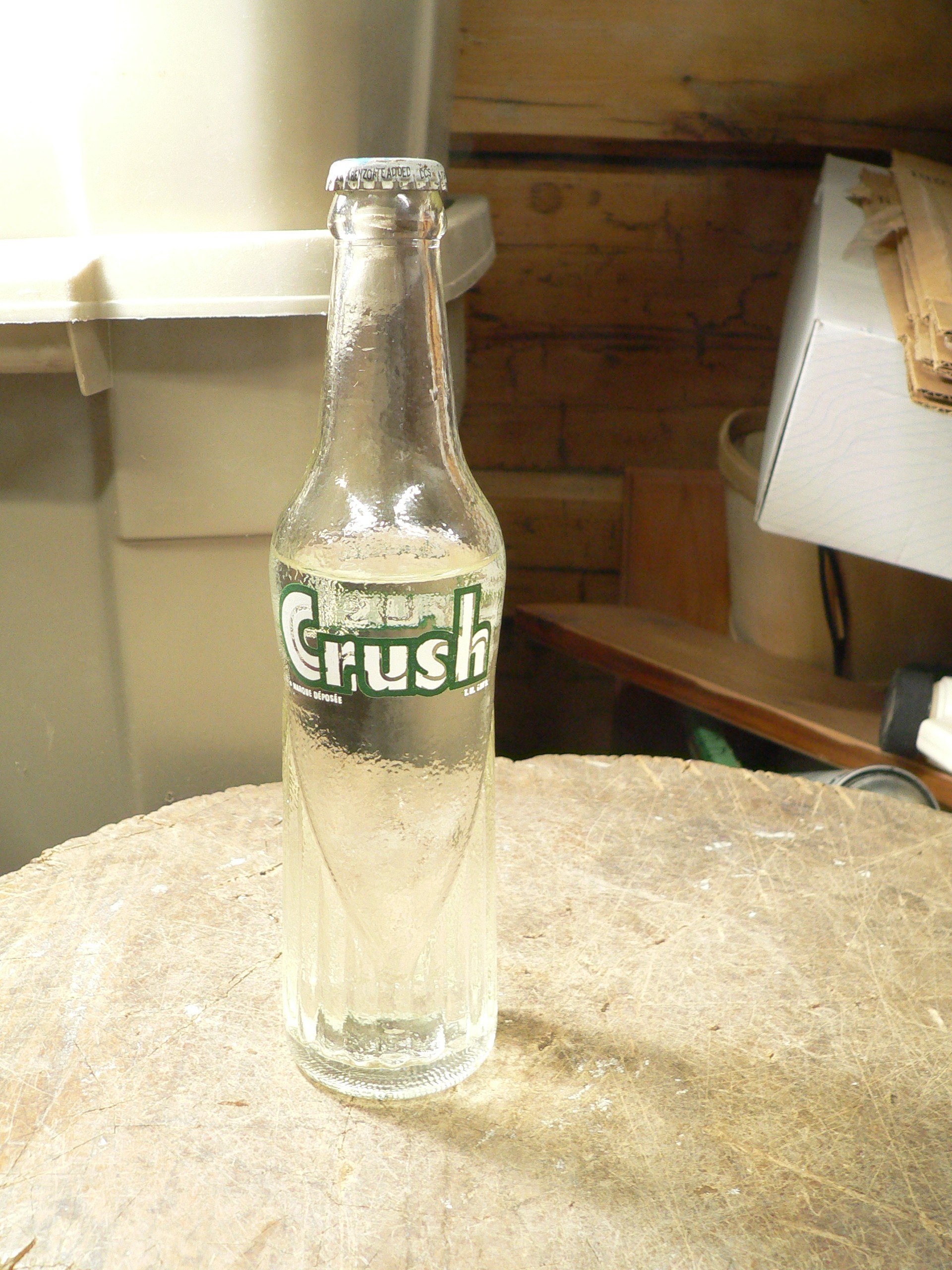 Bouteille cream soda plein # 12522.4