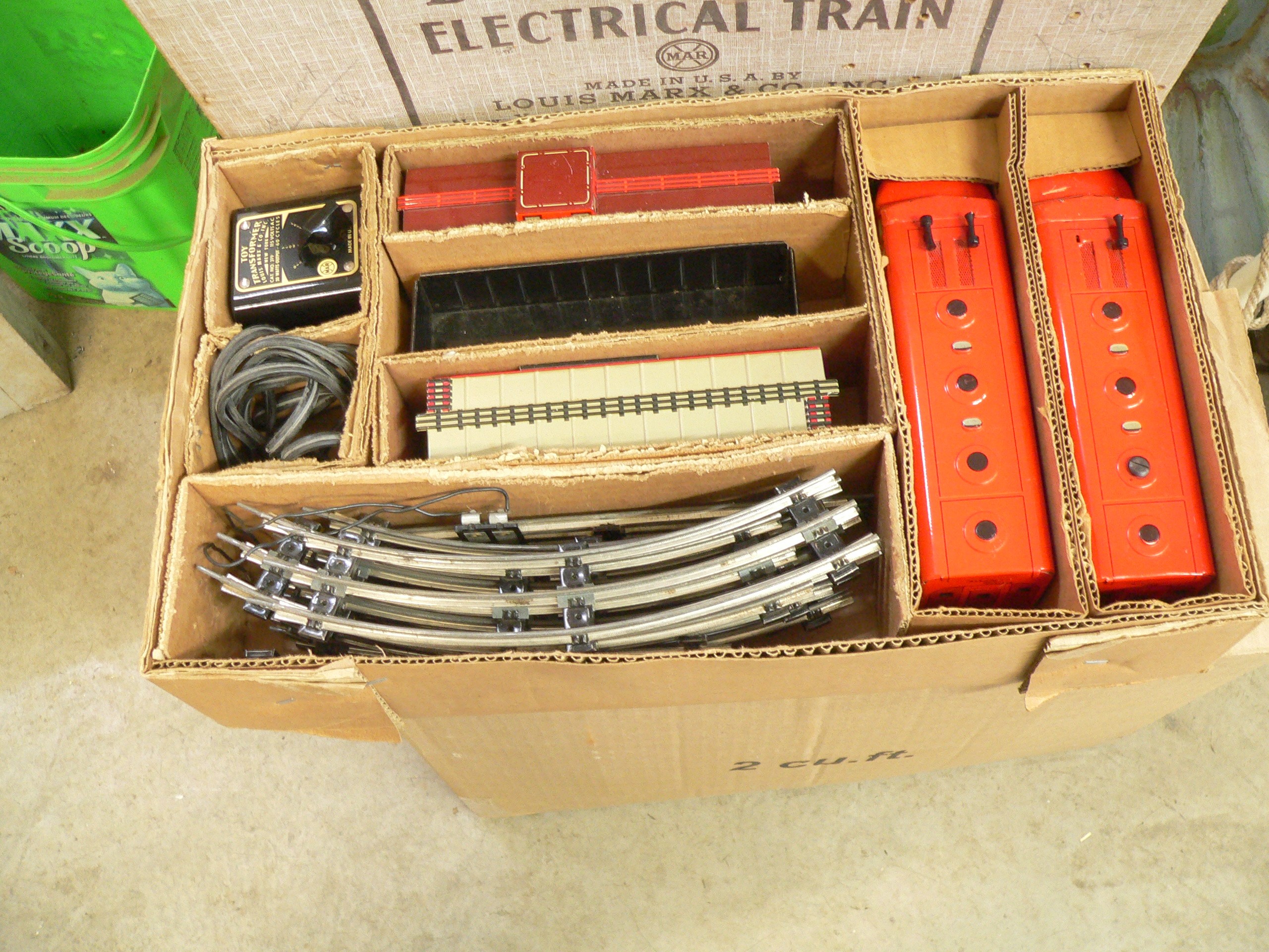Ensemble de train Louis Marx antique # 12554