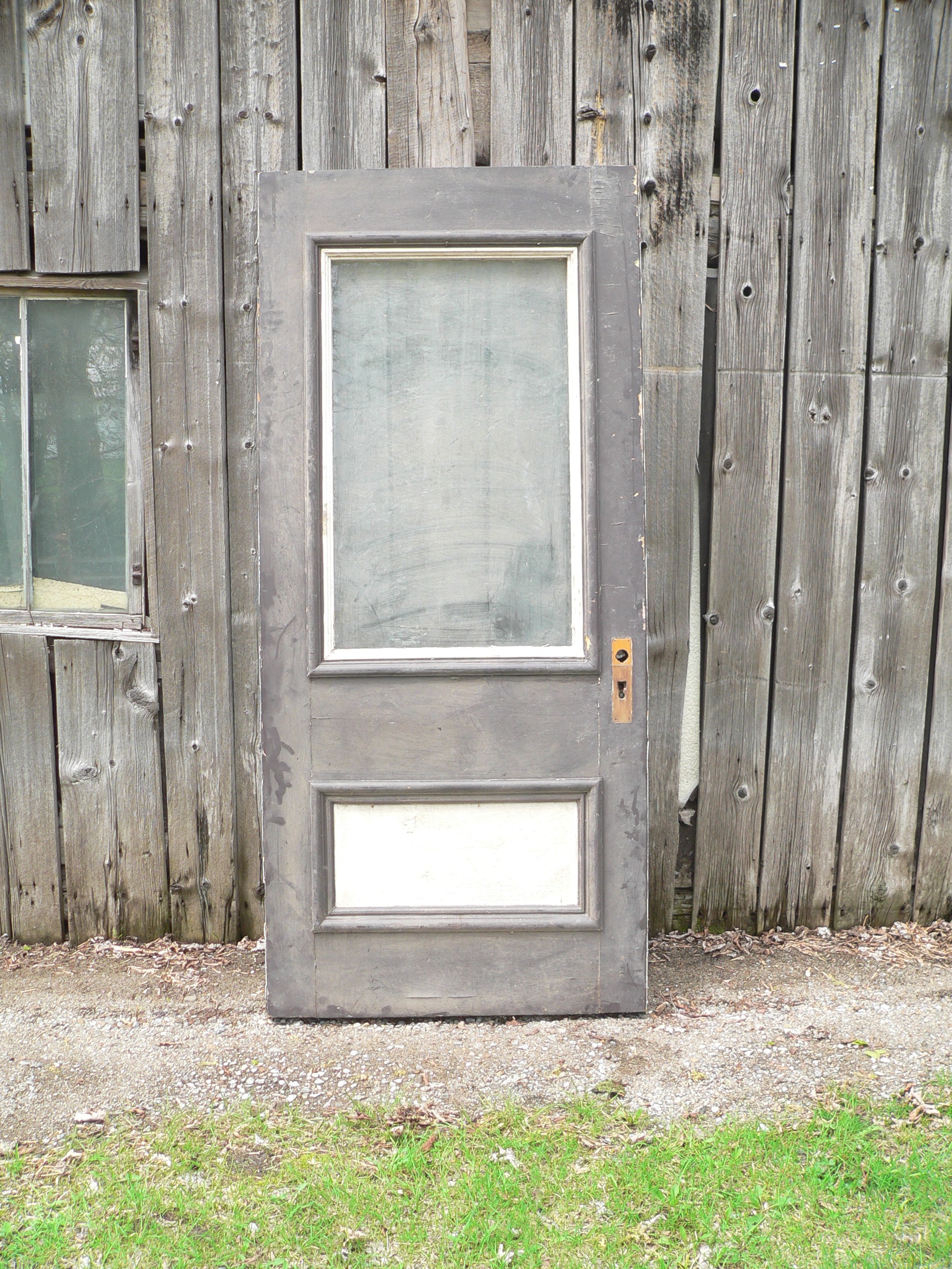 Porte antique d'extérieur # 12558