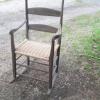 Chaise berçante antique # 12574