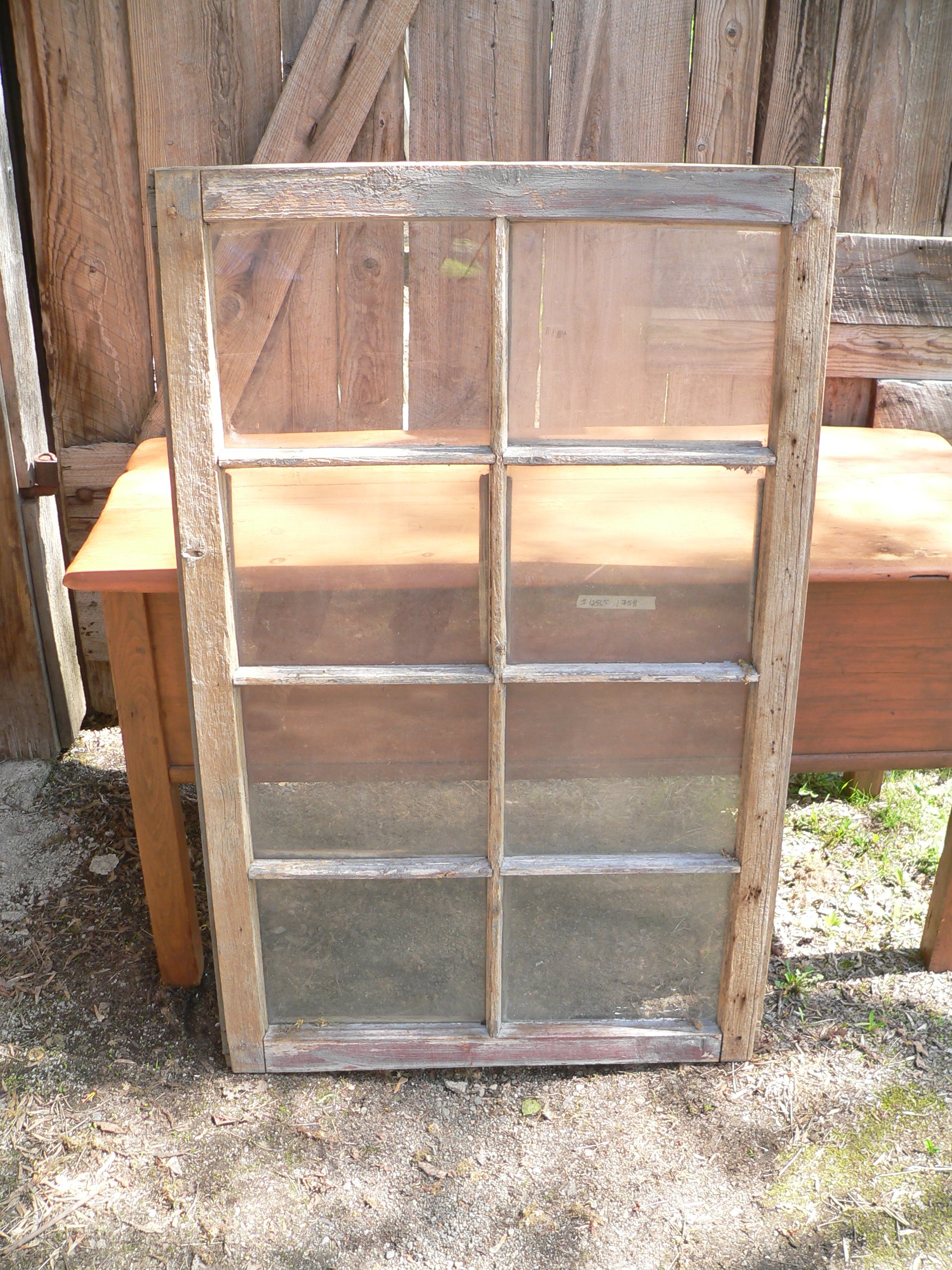Fenêtre antique a 8 carreaux # 12583.1