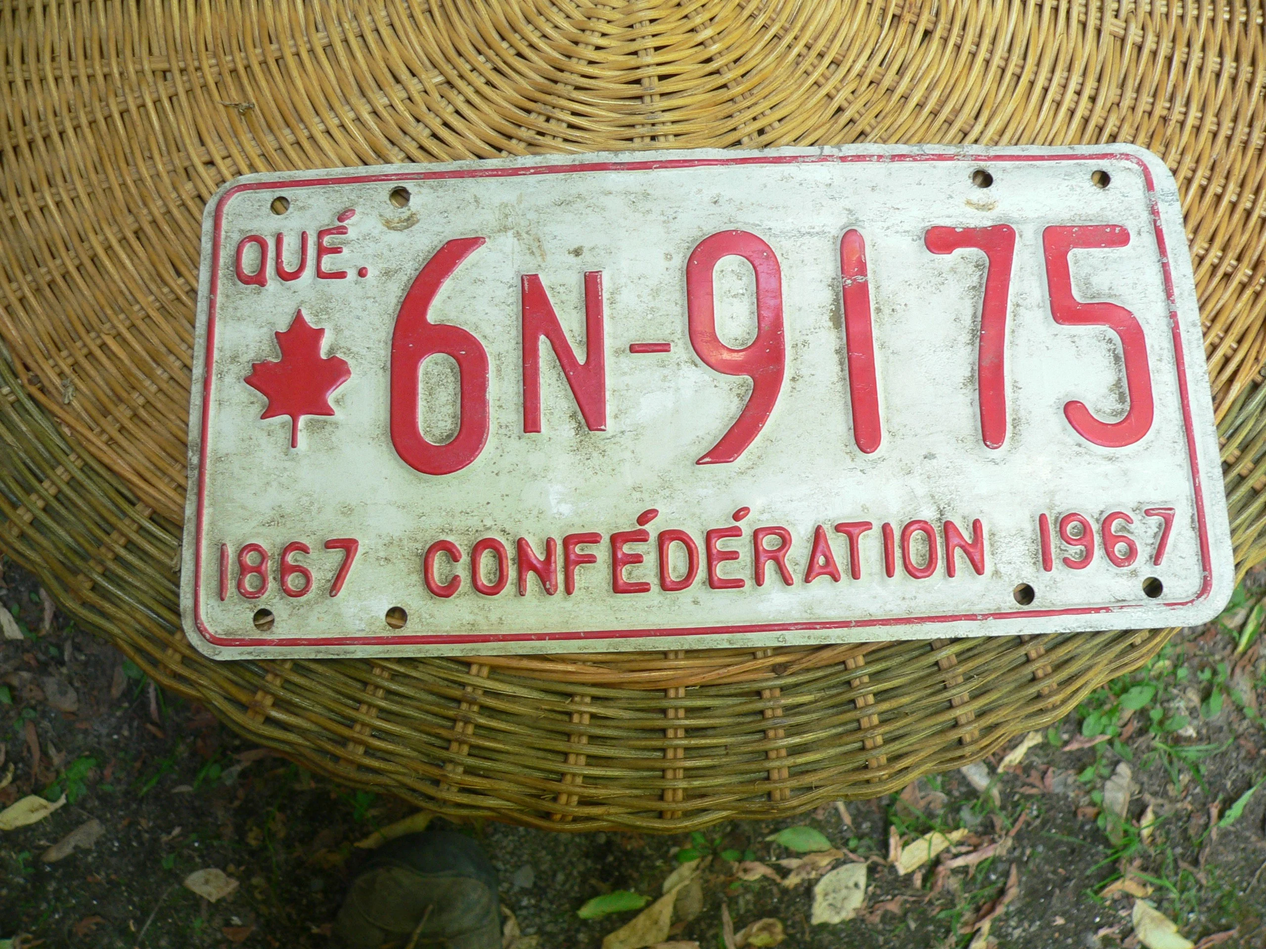 Plaque vintage 1967 # 12666.5 