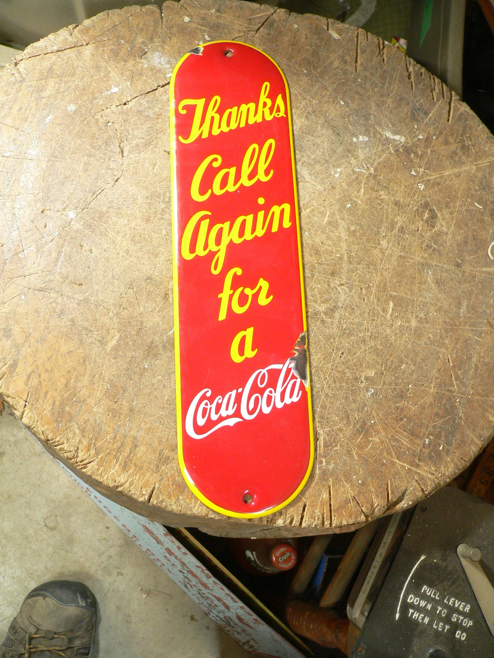 Push plate coca cola # 12712.1
