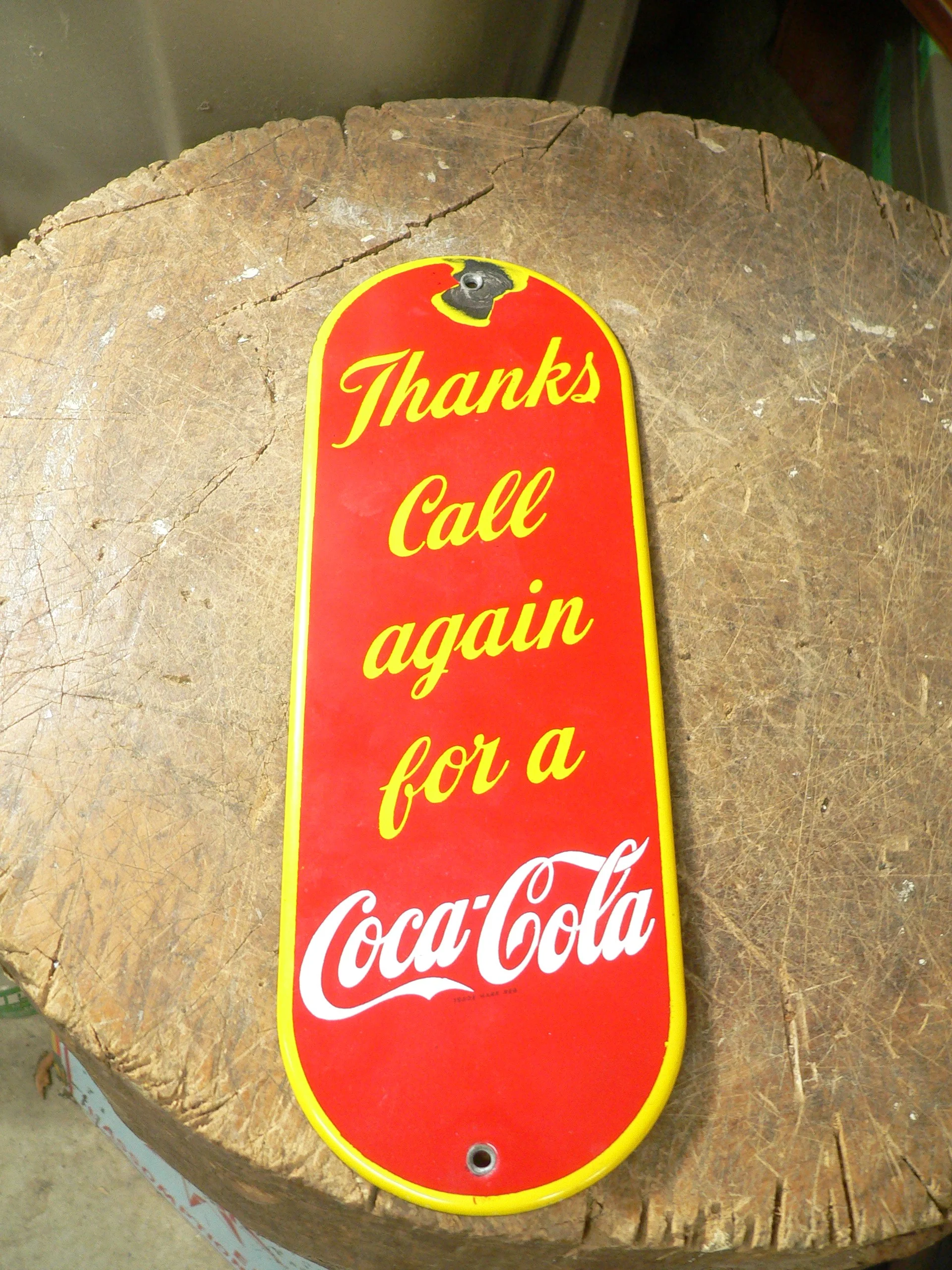 Push plate coca cola # 12712.2