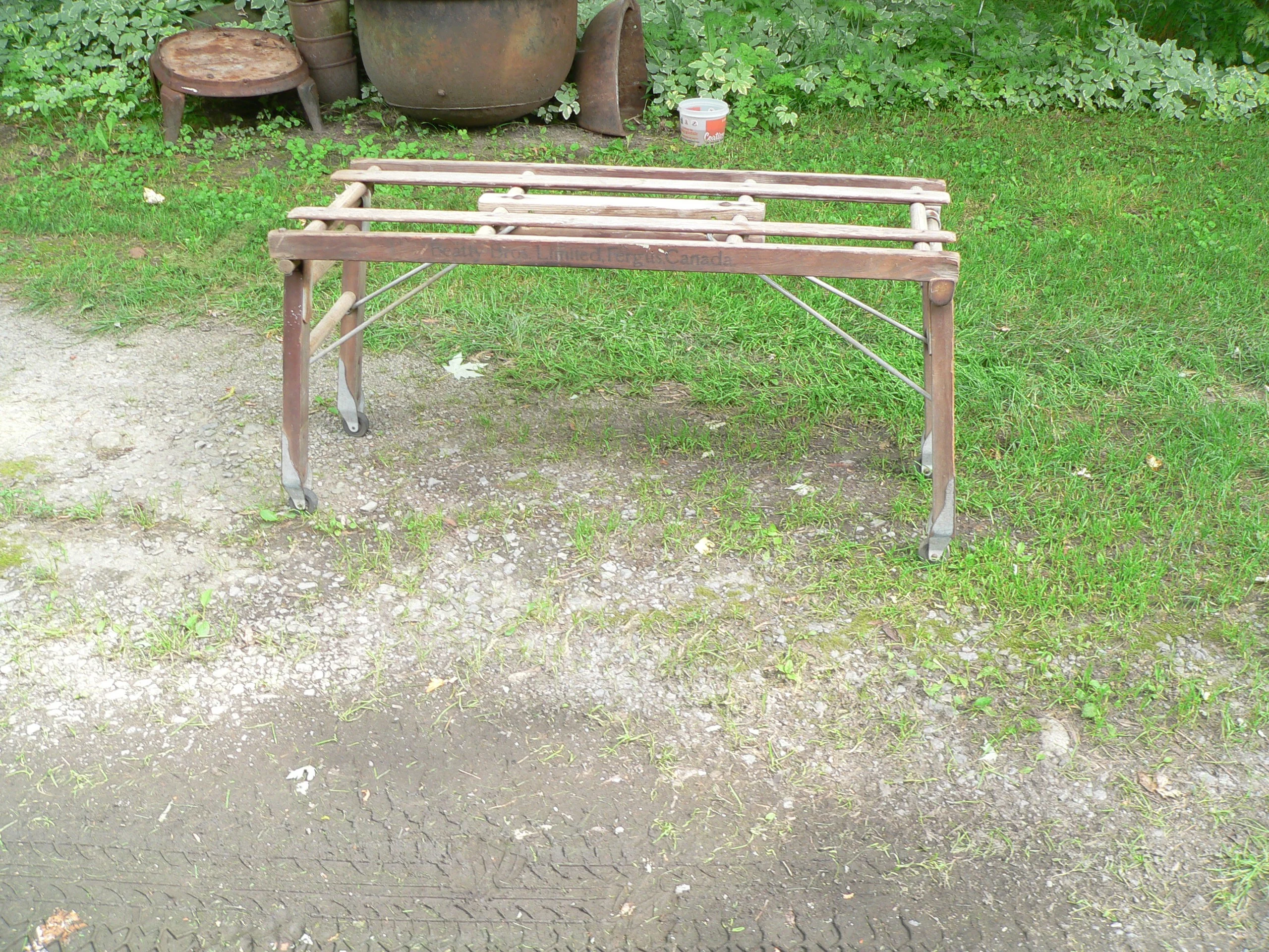 Table de lavage antique # 12740 