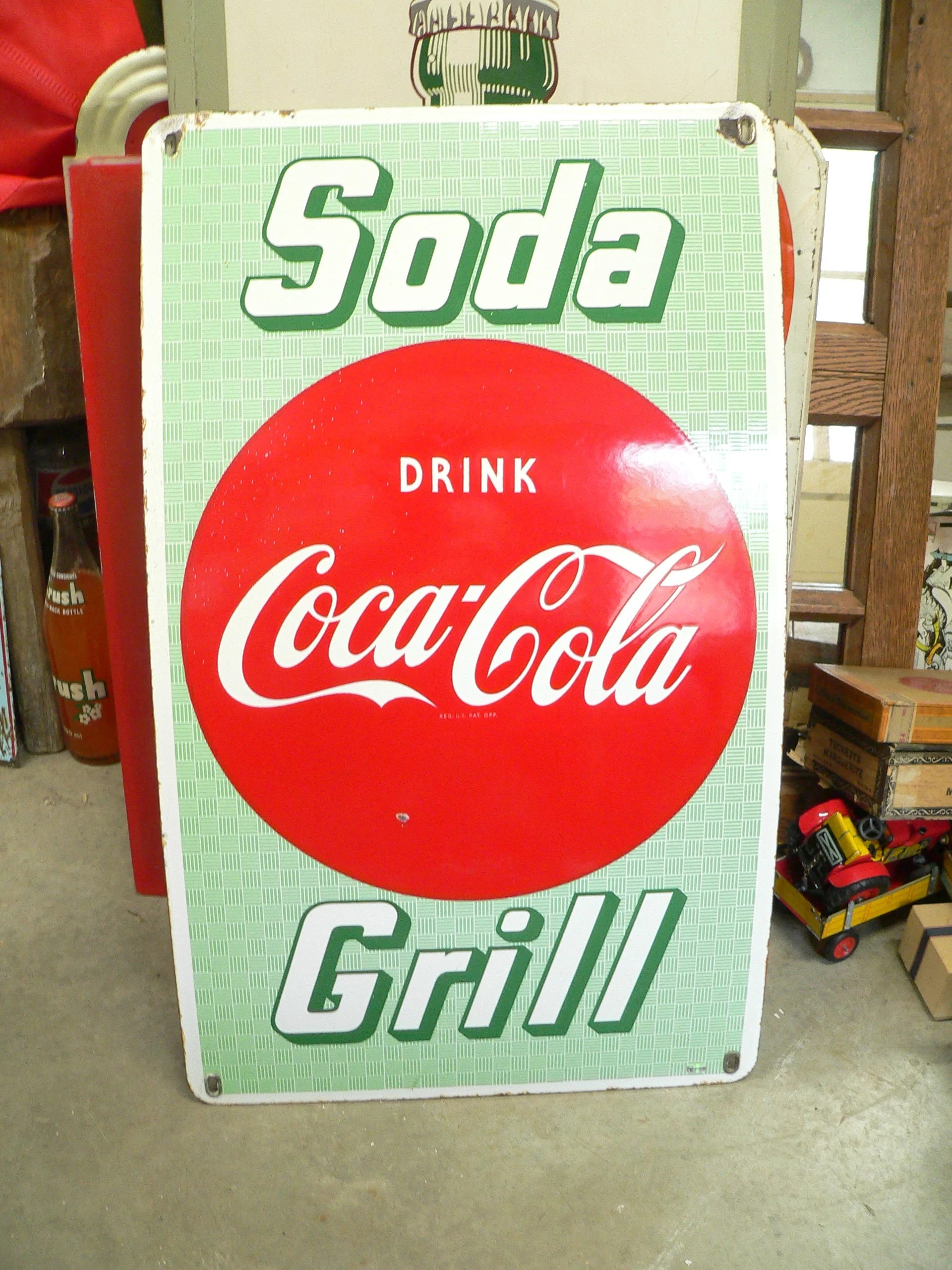 très belle et rare enseigne coca cola # 12886.4