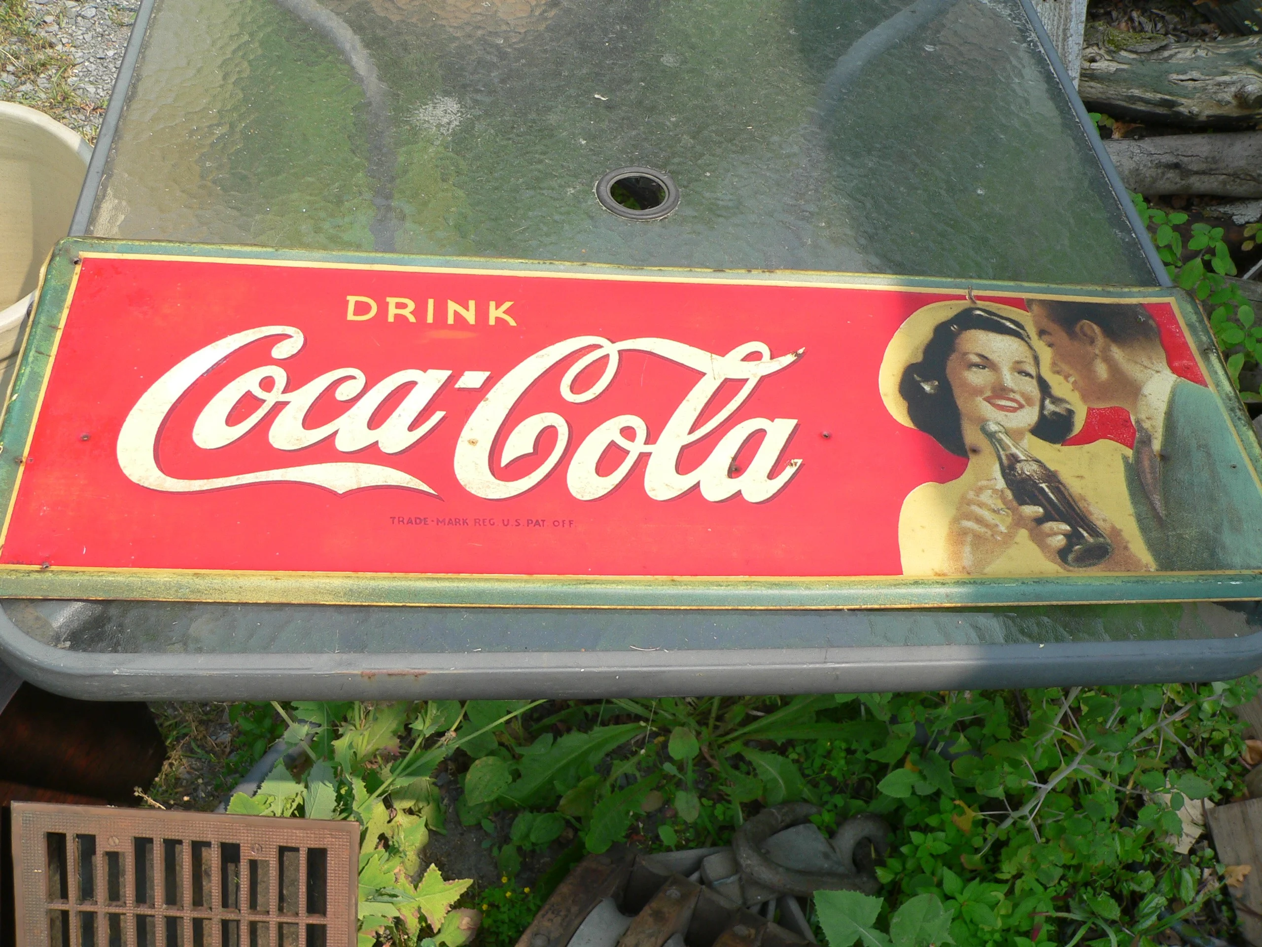 belle enseigne antique coca cola # 12886.5