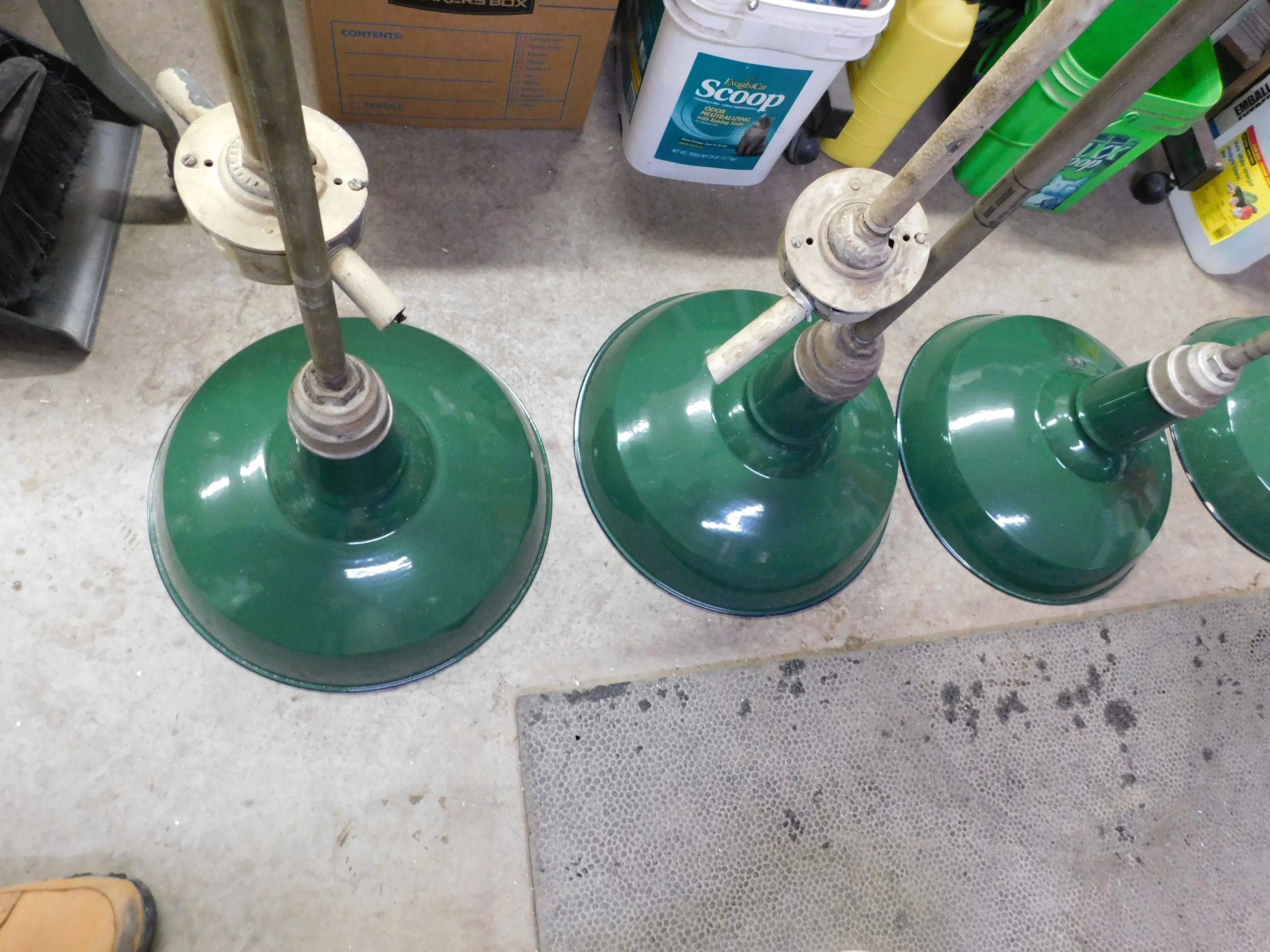 1 lampe industriel antique # 13129