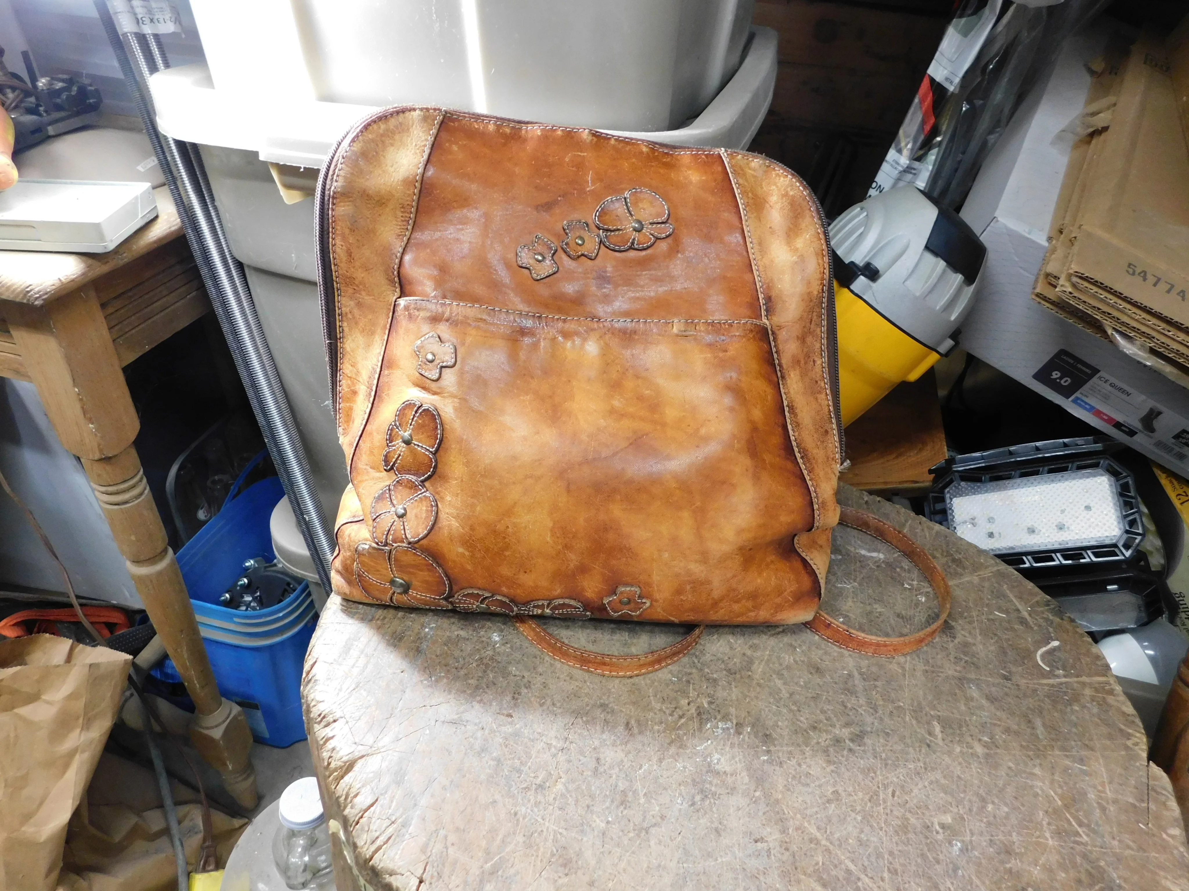 Sacoche sac a dos vintage # 13159.30