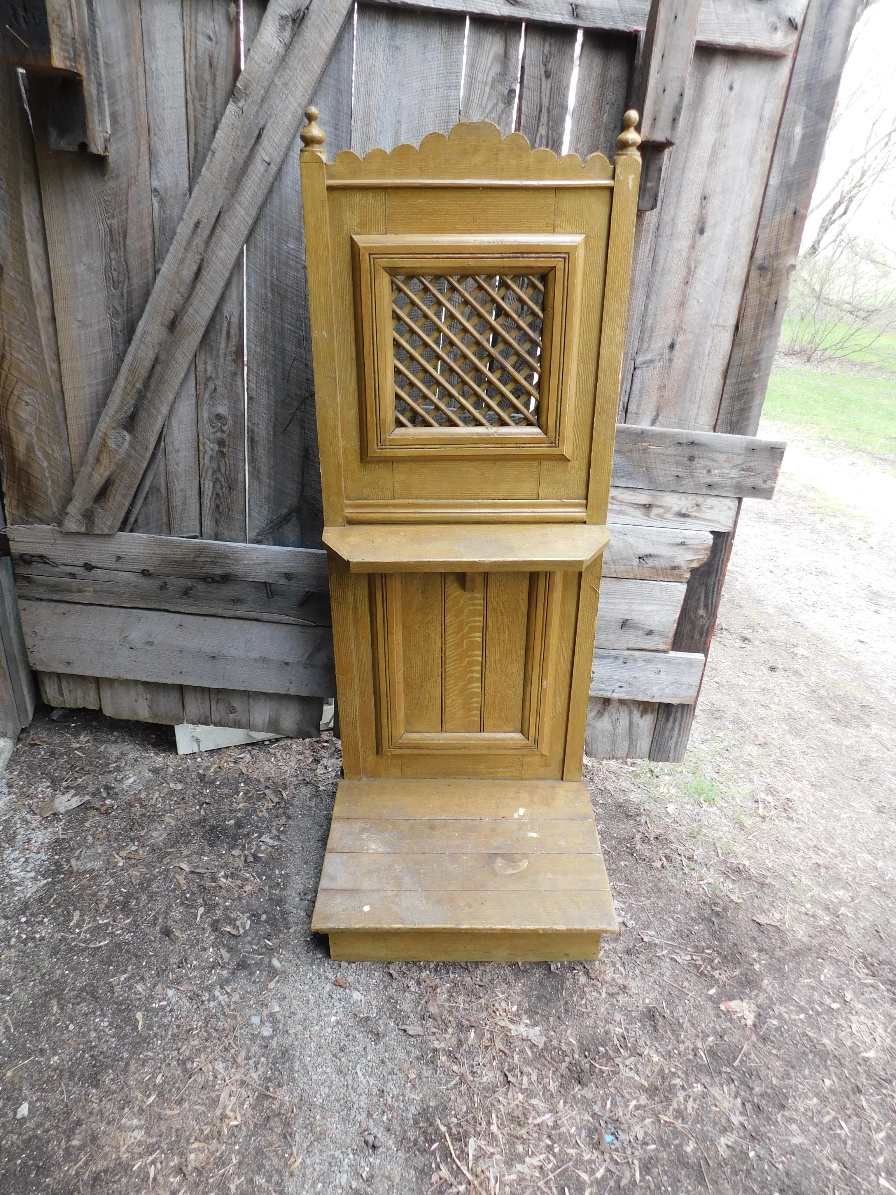 Confessionnal antique # 13228