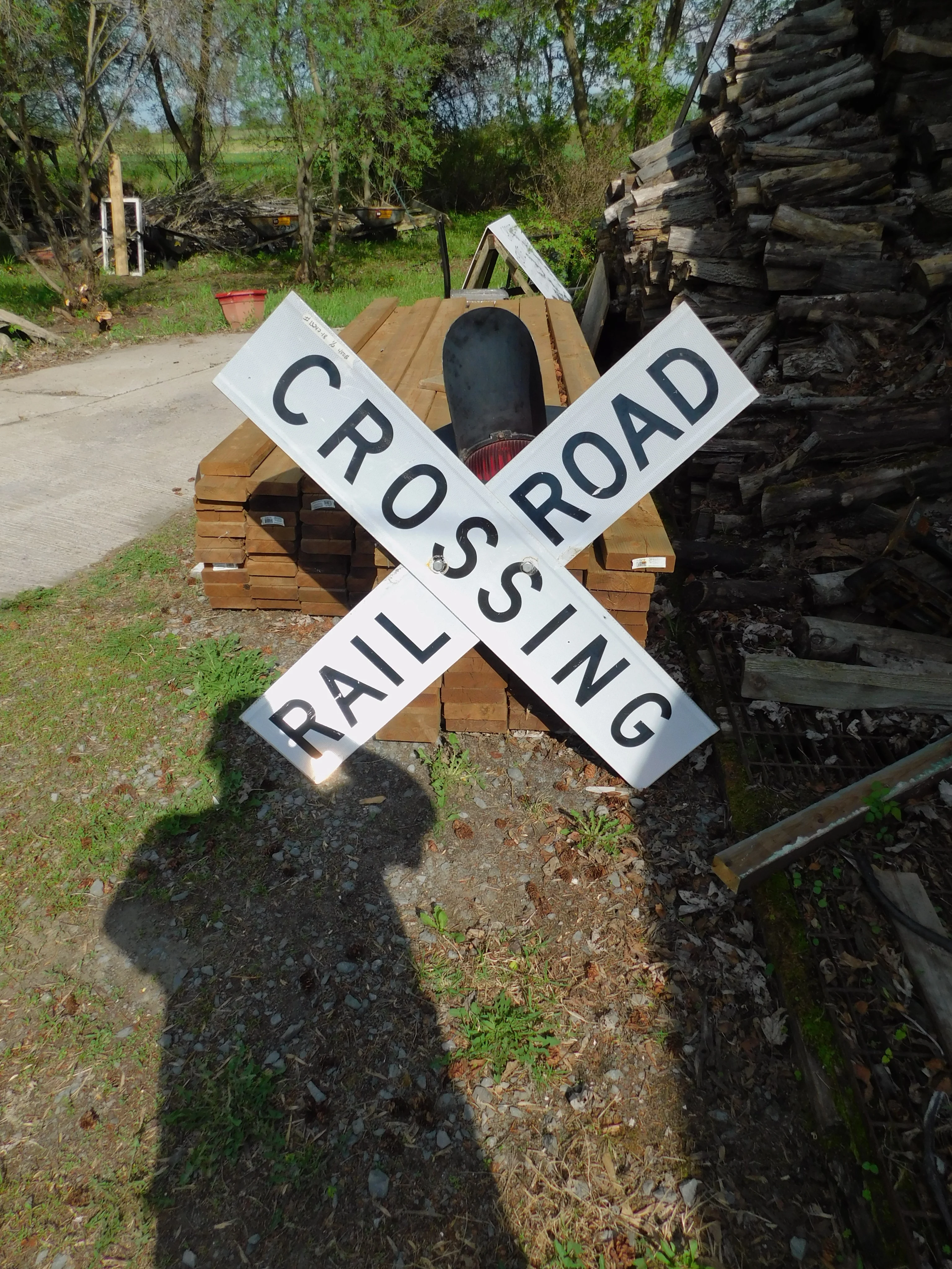Enseigne crossing rail road # 13247.18