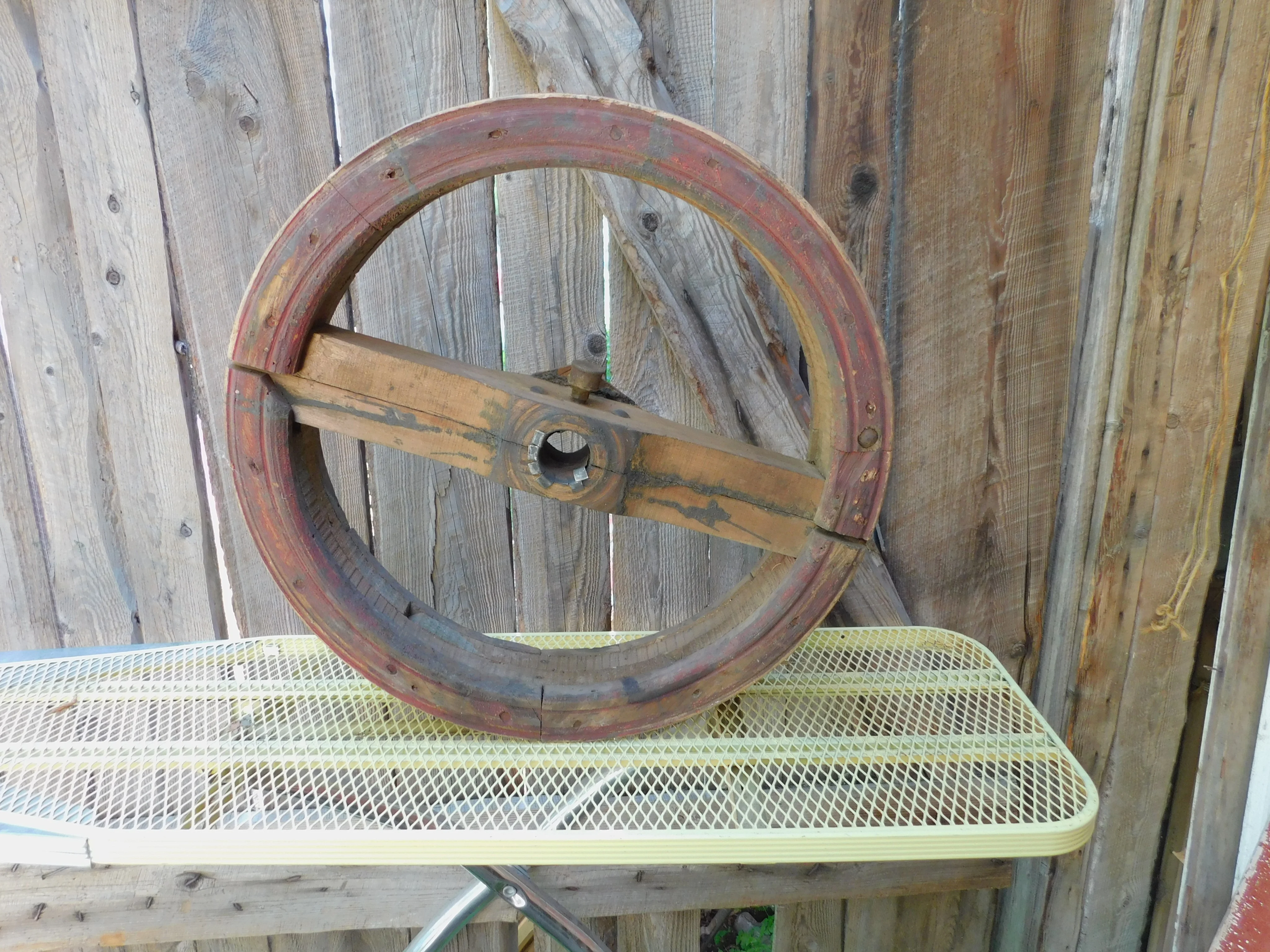 Très belle roue antique de moulin # 13333.2 