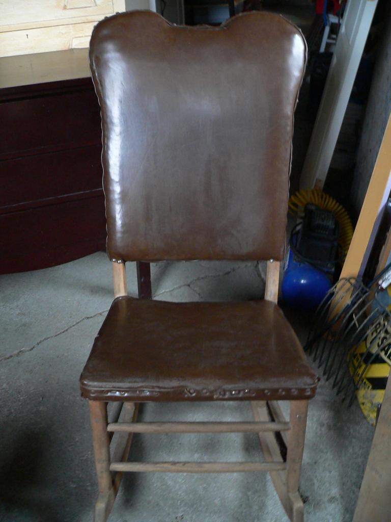 Chaise bercante antique # 153