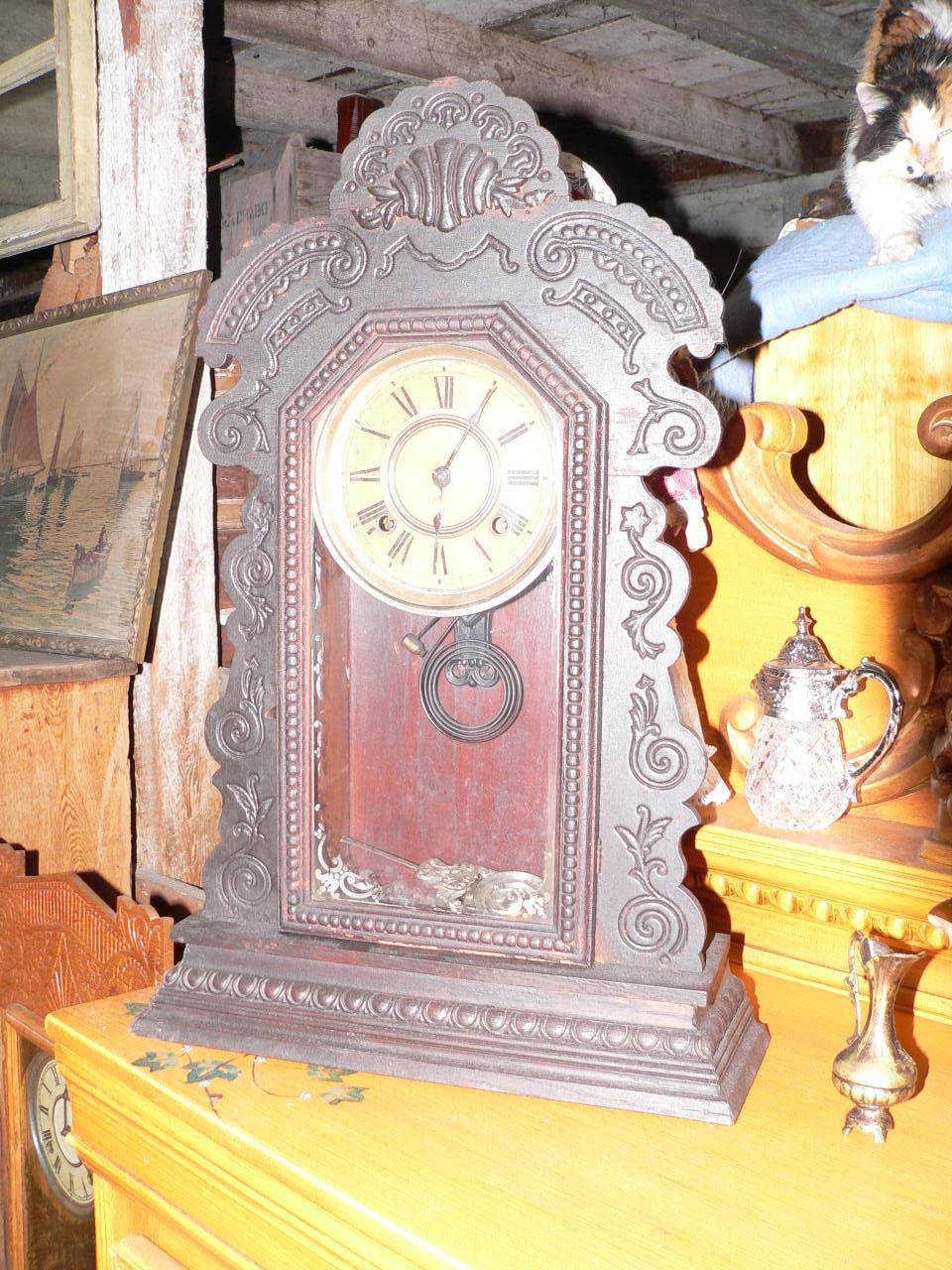 Horloge antique pain d'épice # 3051