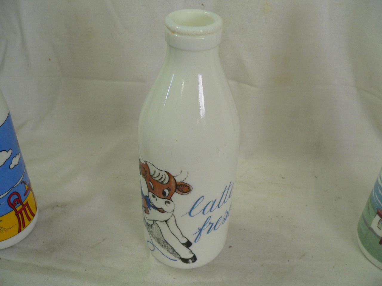 Bouteille de lait blanche # 3553.2